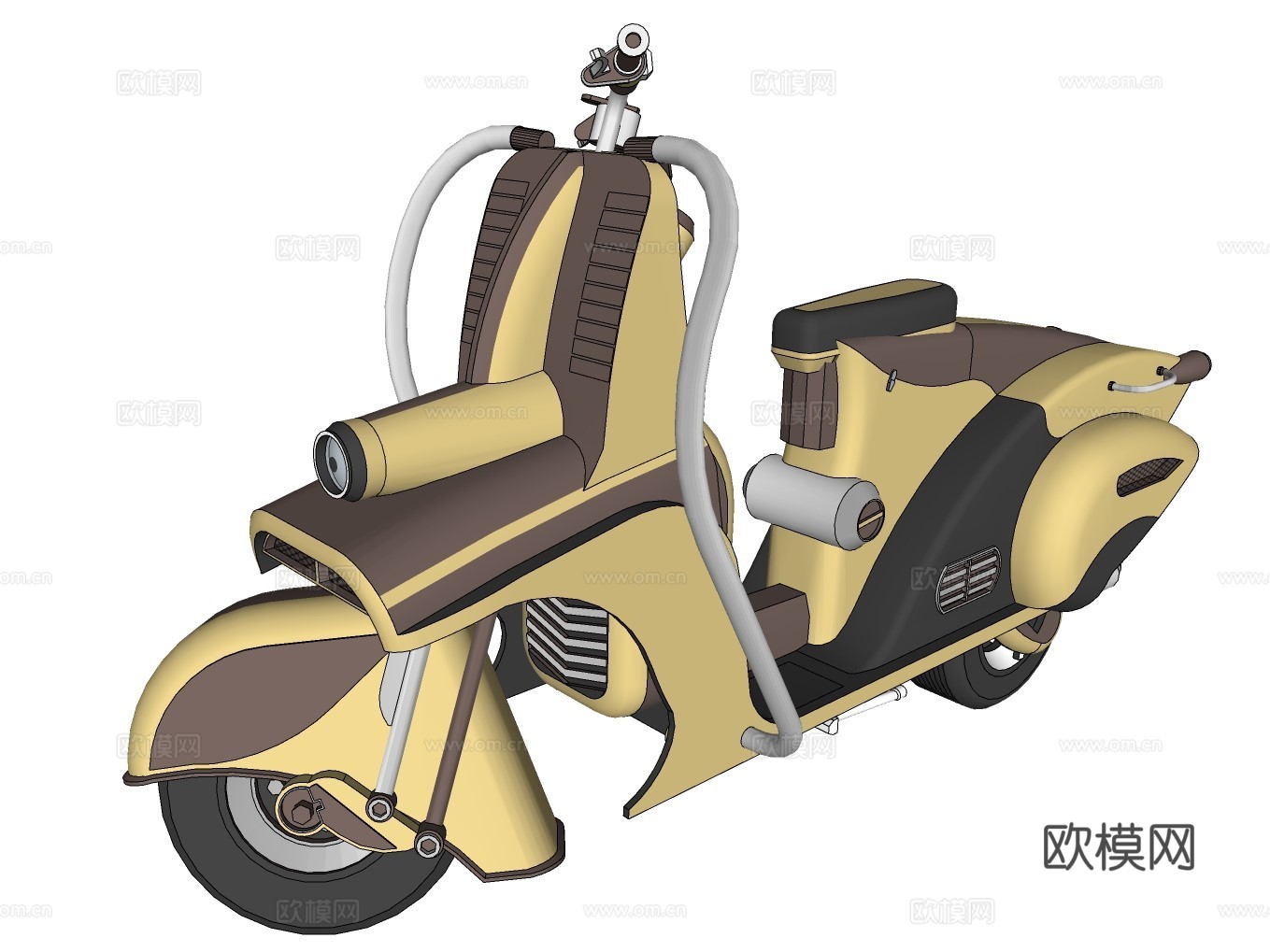 摩托车su模型