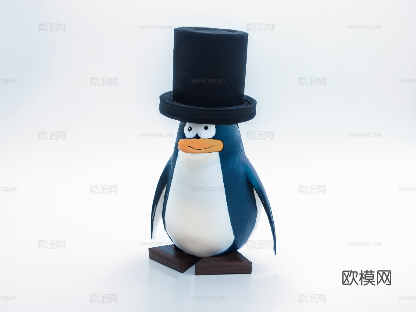 企鹅摆件su模型