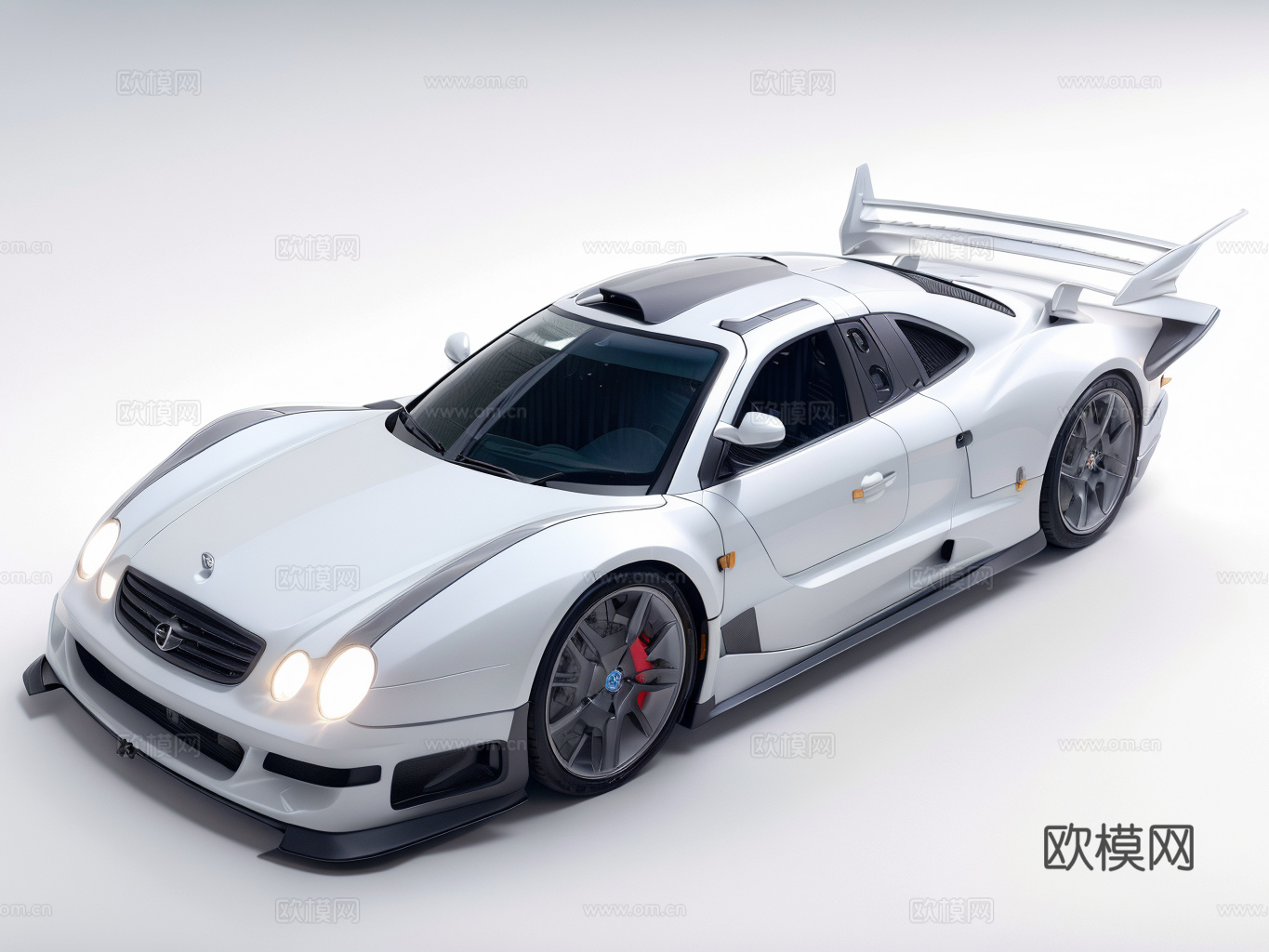 汽车su模型下载（渲染图1）