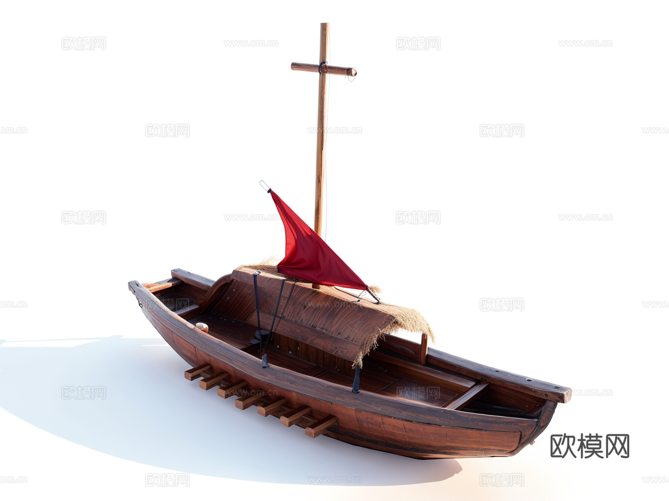 木船su模型