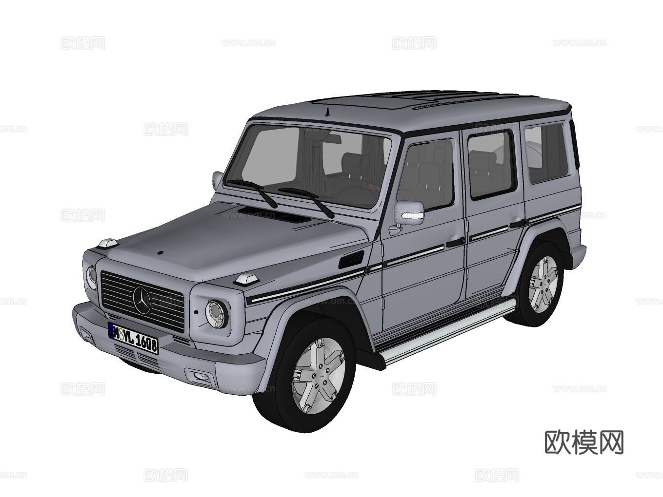 吉普车su模型下载（渲染图2）