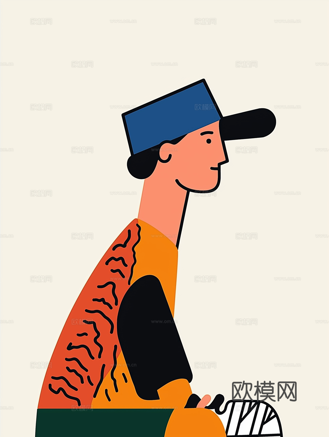 高清现代抽象油画