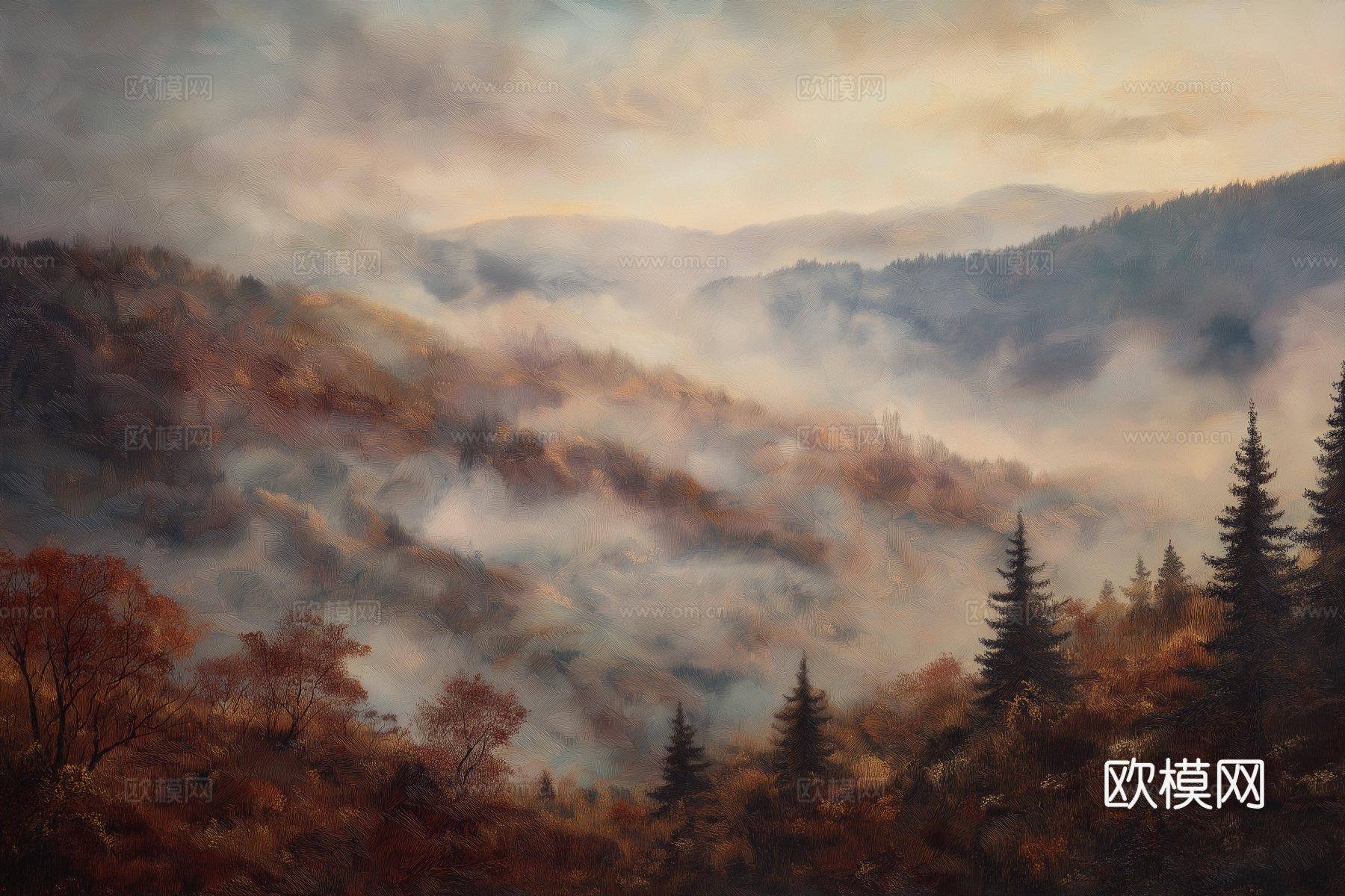 高清中古风挂画