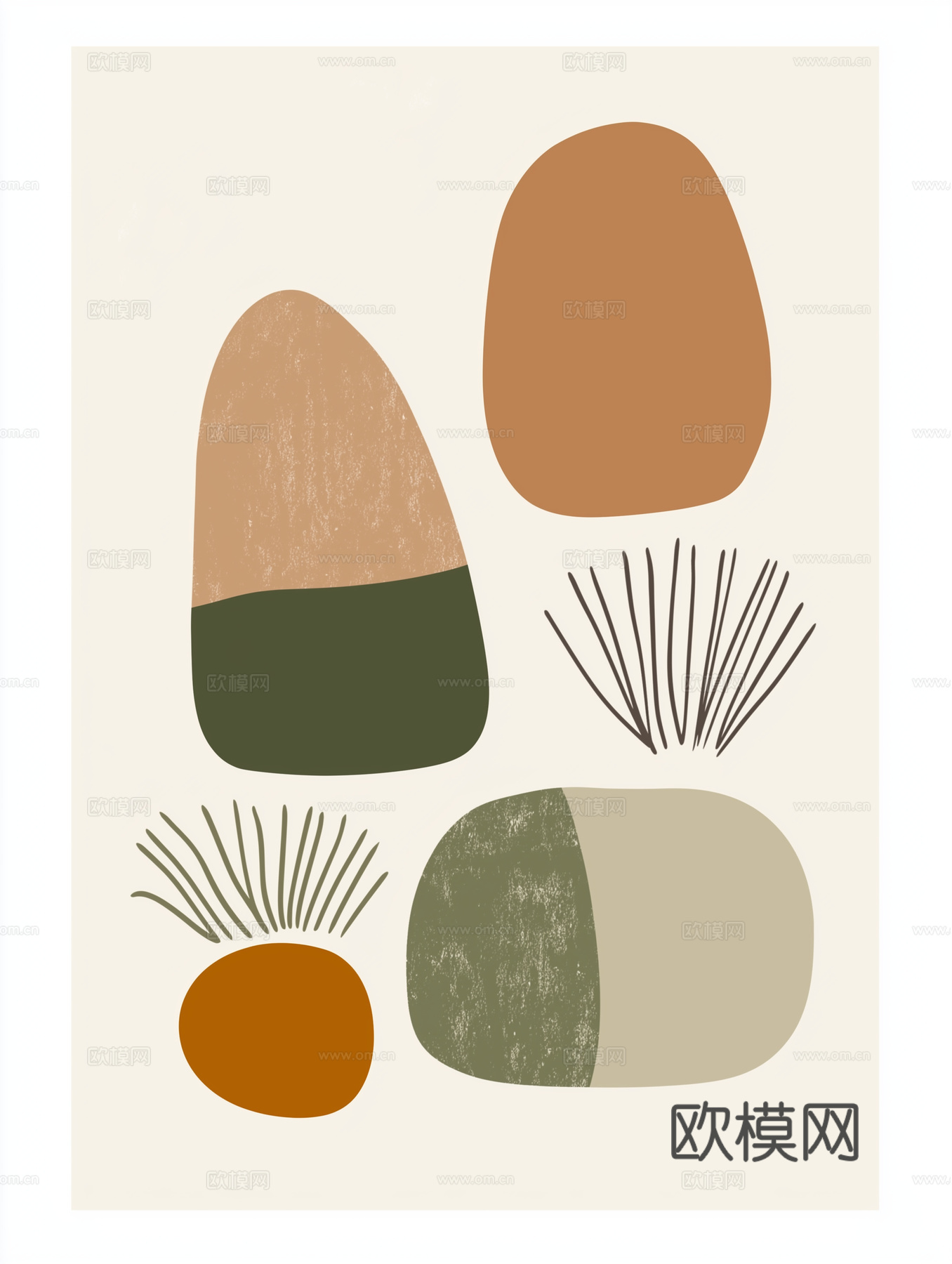 高清现代简约画