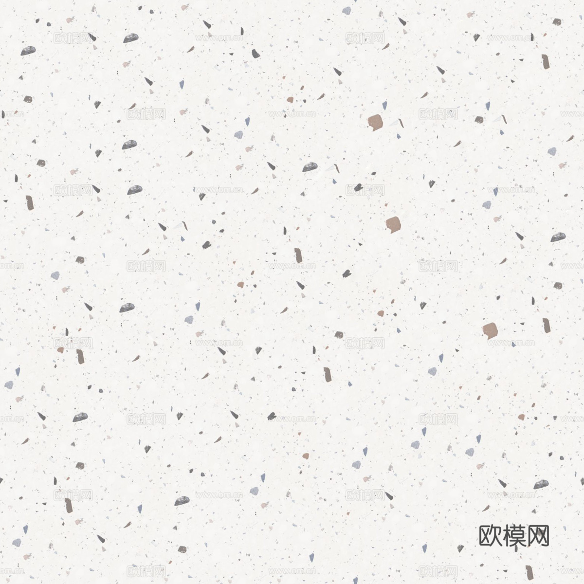 现代无缝彩色颗粒水磨石