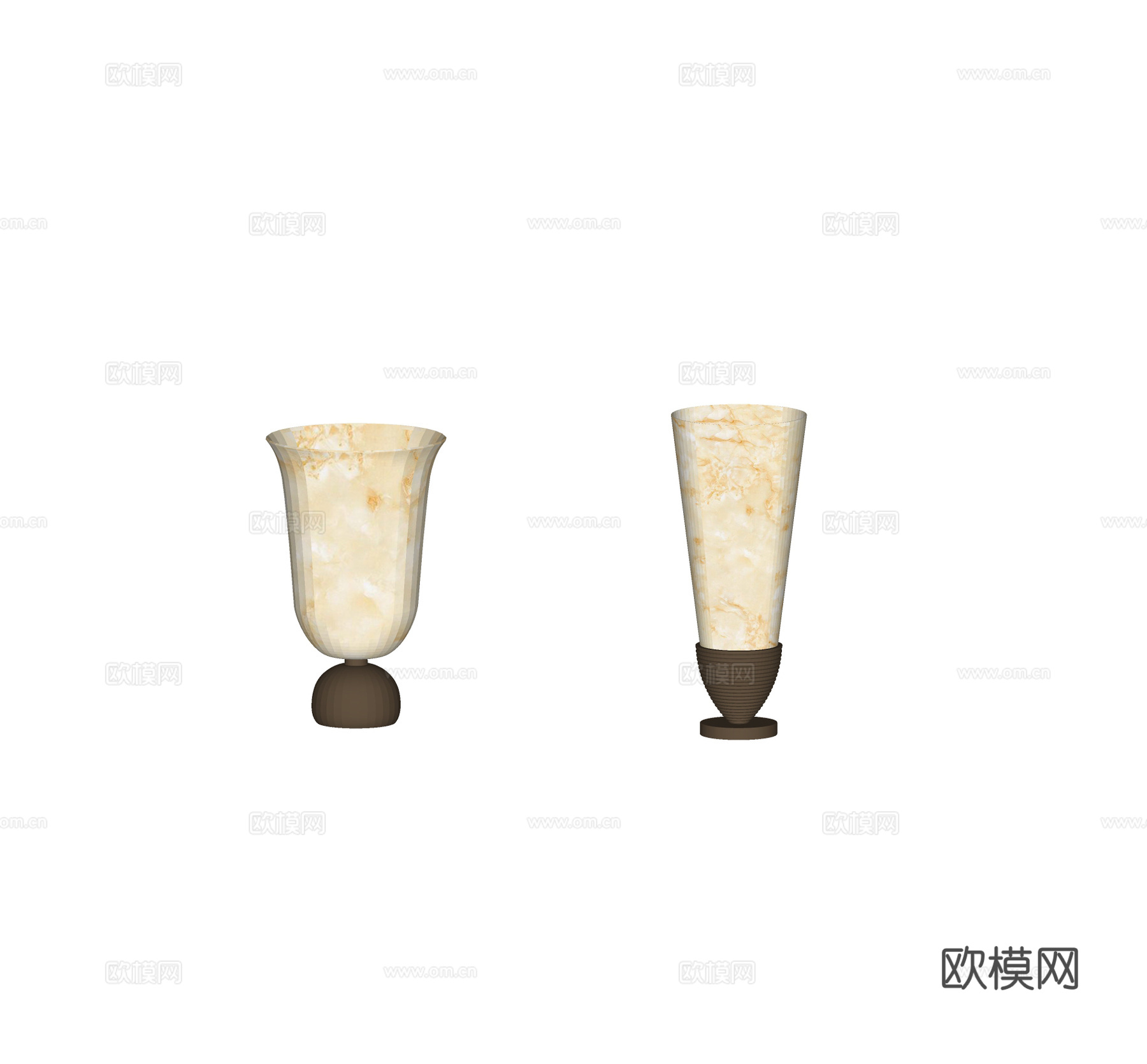 现代轻奢台灯 复古台灯 艺术台灯 客厅台灯 装饰台灯su模型