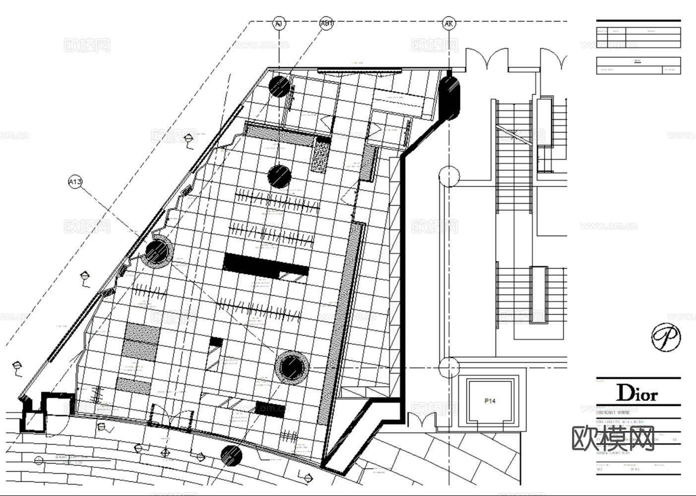 服装店 男女装服装店 运动服装店 鞋包专卖店 休闲服饰店cad施工图