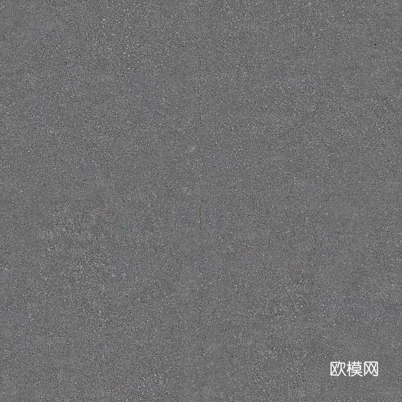 现代无缝路面 灰色水泥沥青地面 柏油路地面贴图