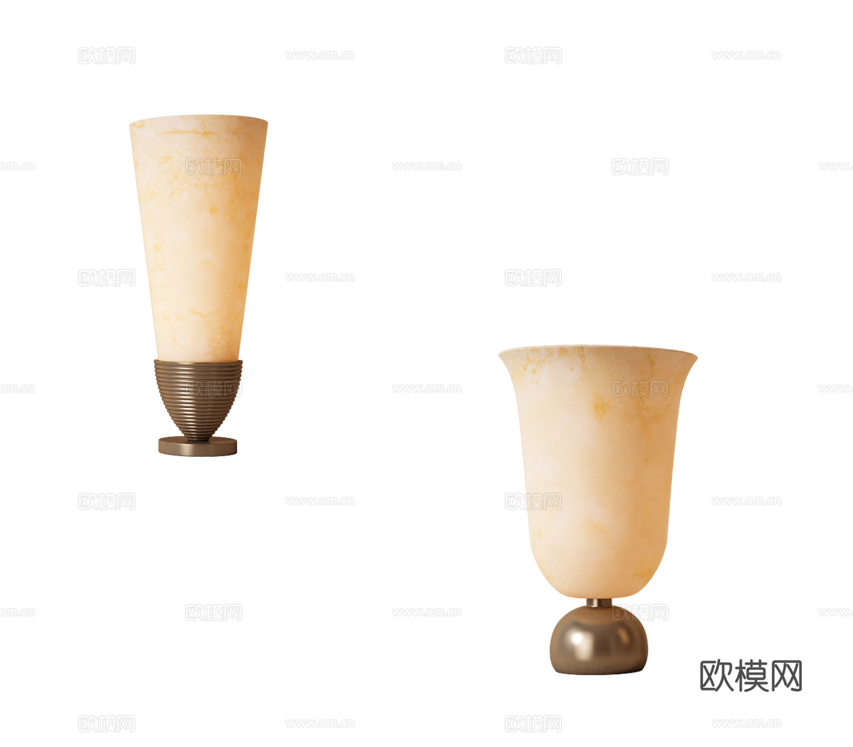 现代轻奢台灯 复古台灯 艺术台灯 客厅台灯 装饰台灯su模型