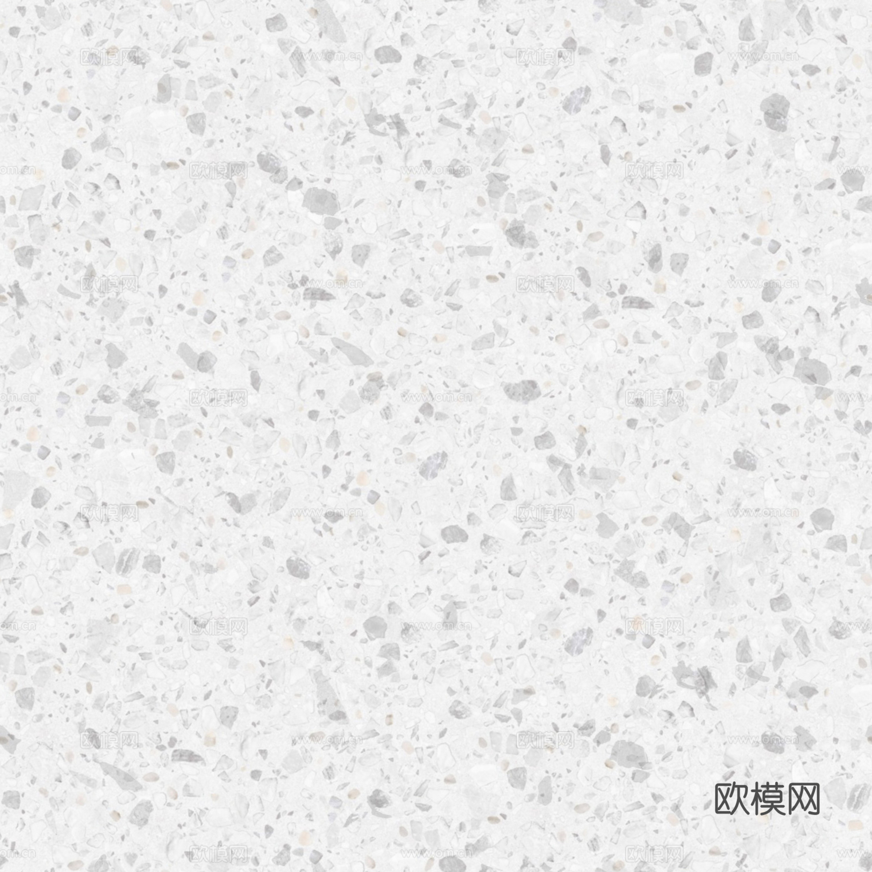 现代简约无缝浅色水磨石贴图