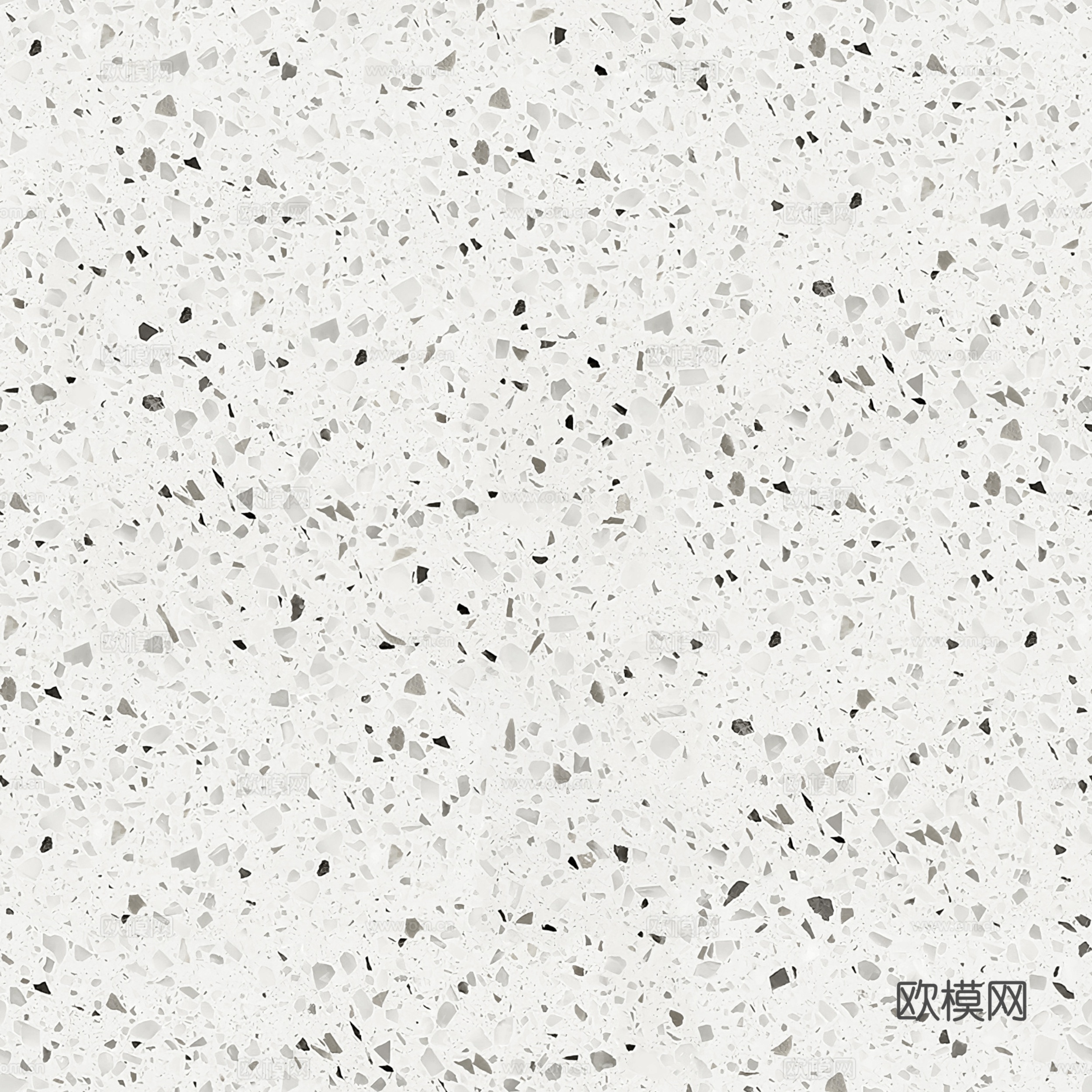 现代无缝彩色颗粒水磨石