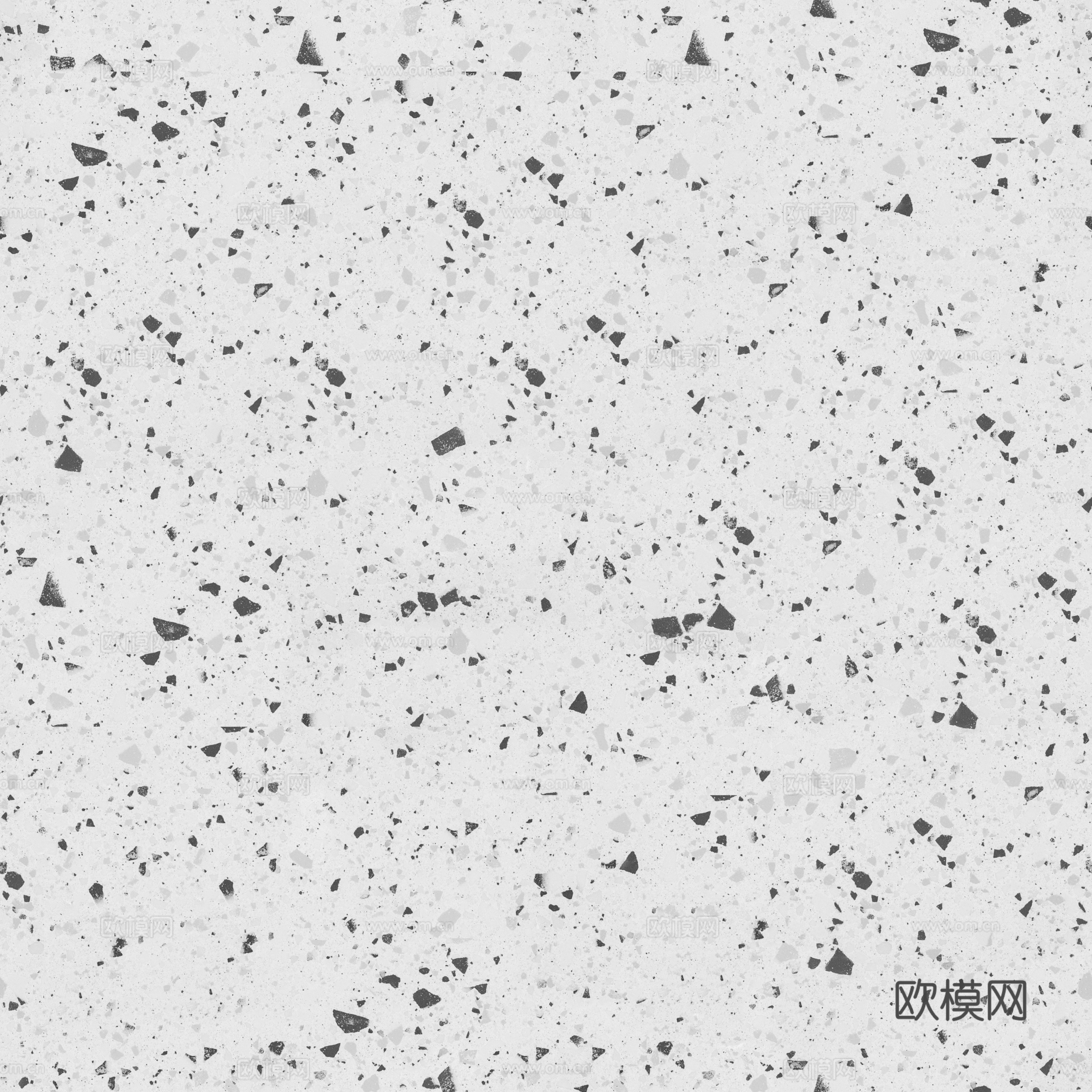 现代无缝彩色颗粒水磨石