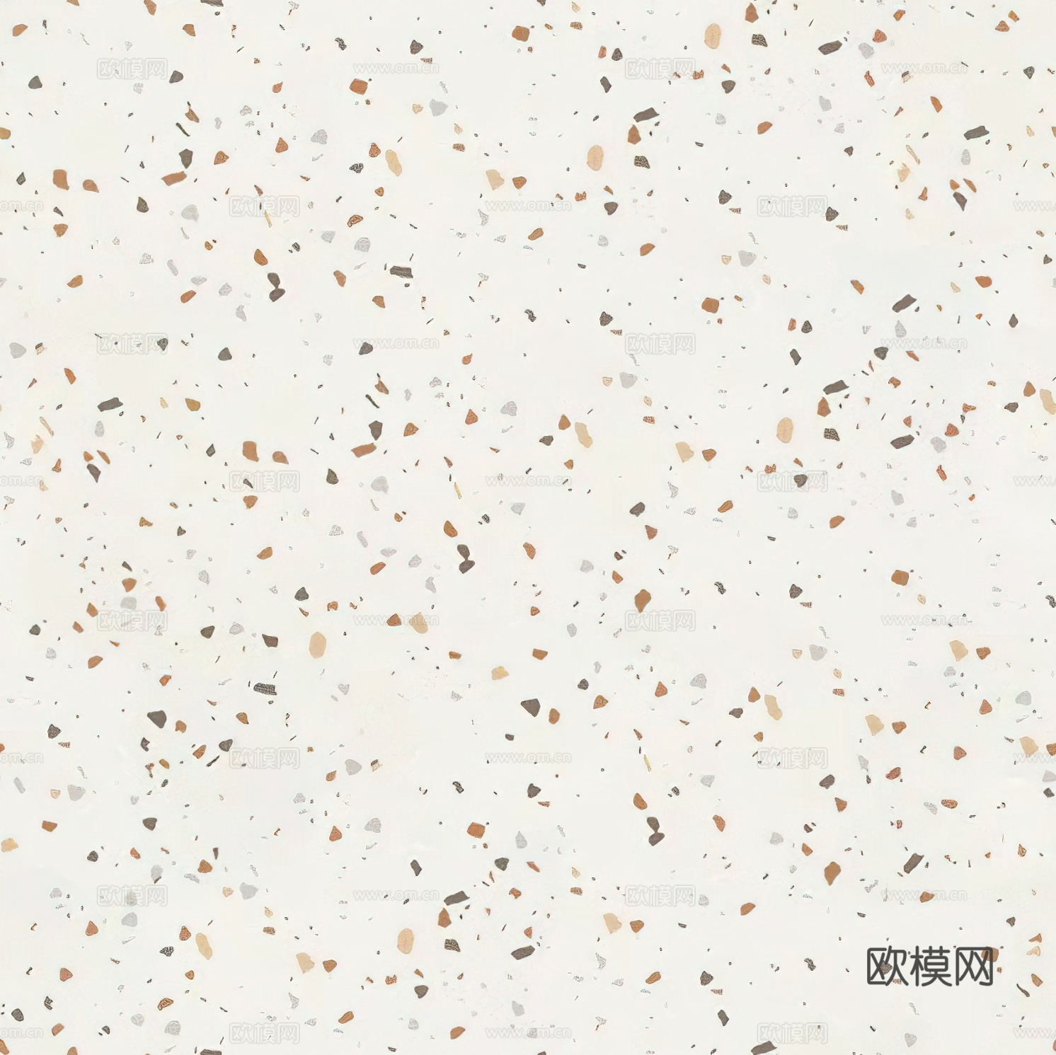 无缝米白色水磨石贴图