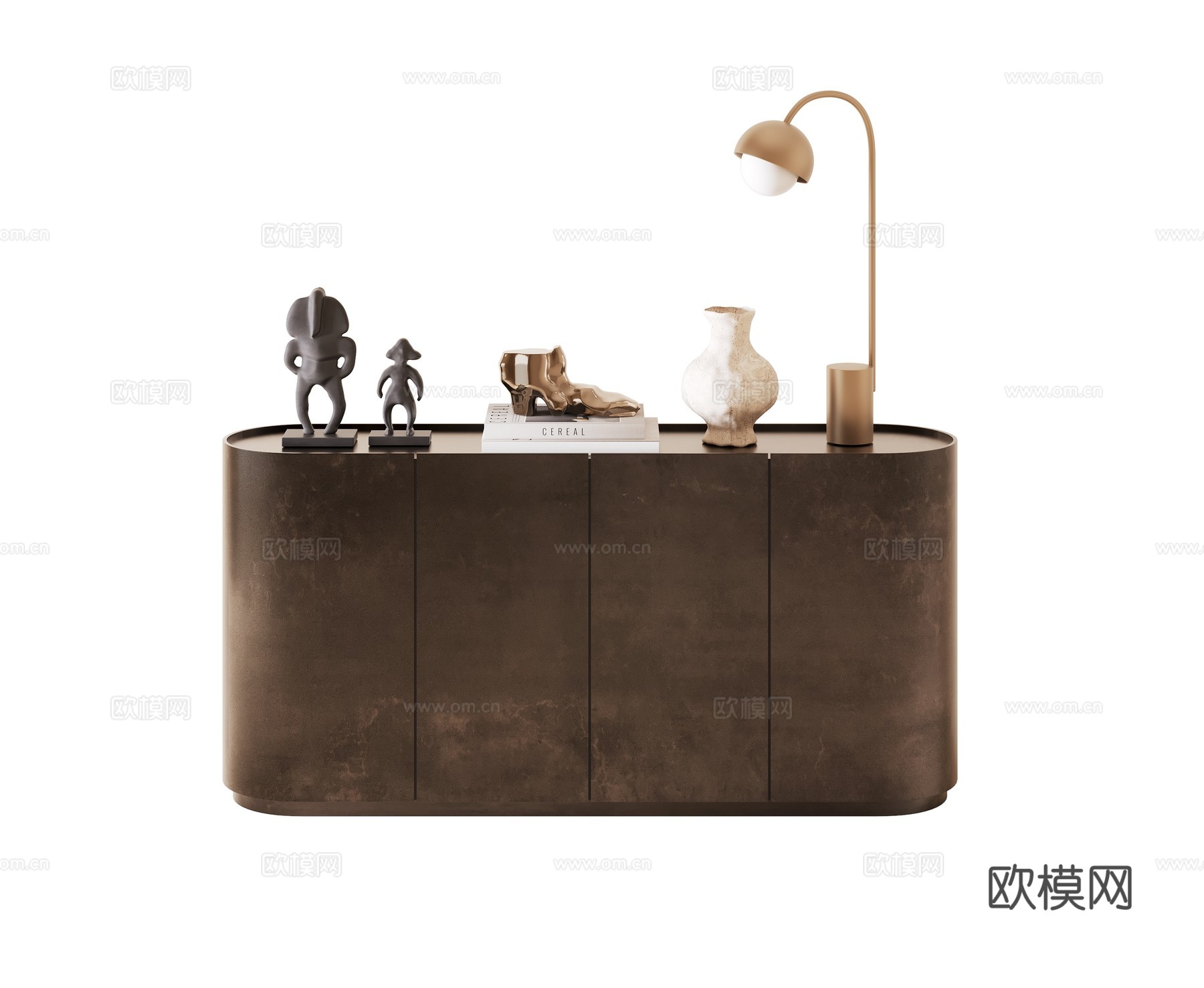 侘寂玄关柜su模型