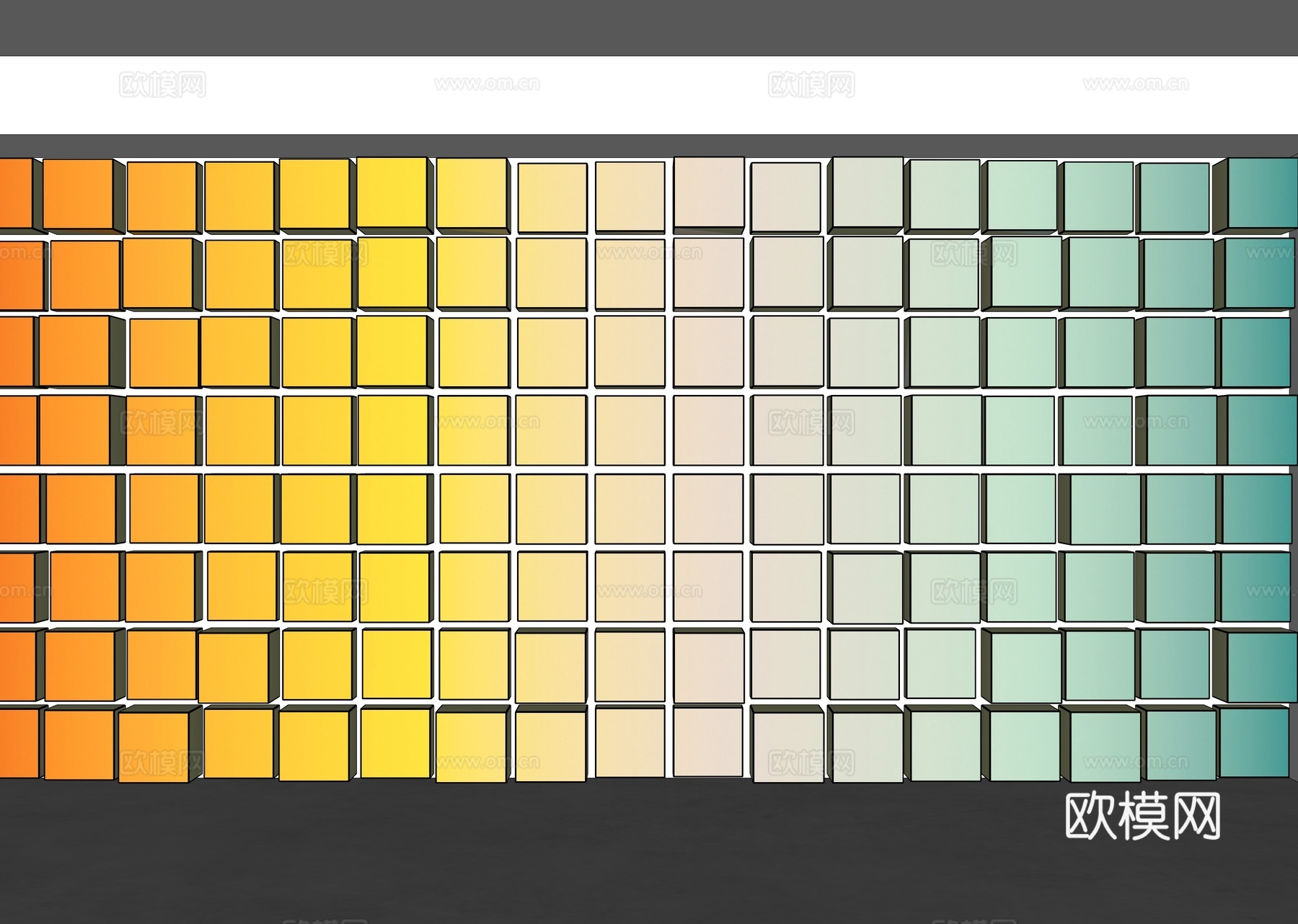 现代背景墙 异形景墙 渐变背景墙 公司形象墙 美陈背景墙 前su模型su模型