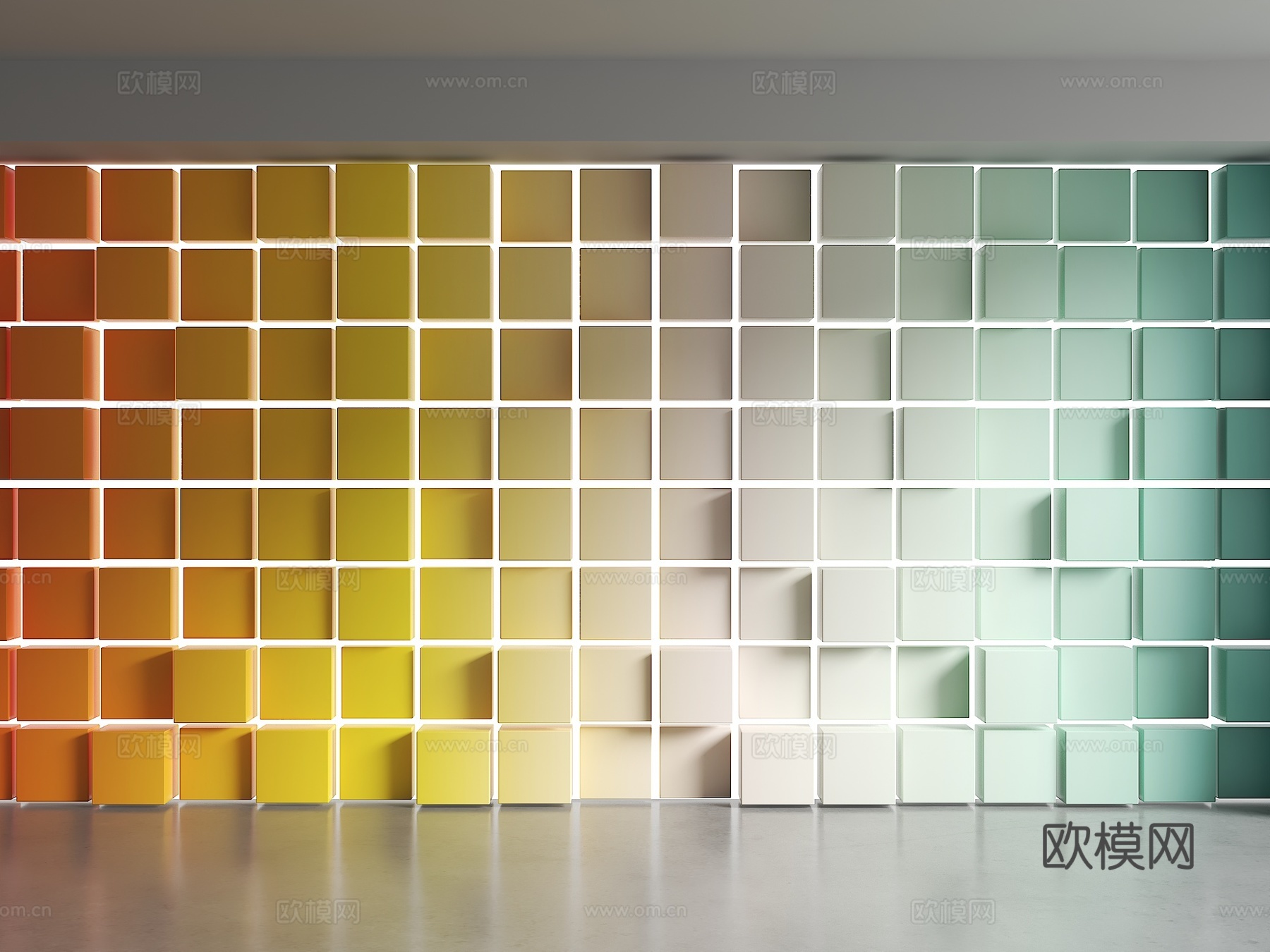 现代背景墙 异形景墙 渐变背景墙 公司形象墙 美陈背景墙 前su模型su模型