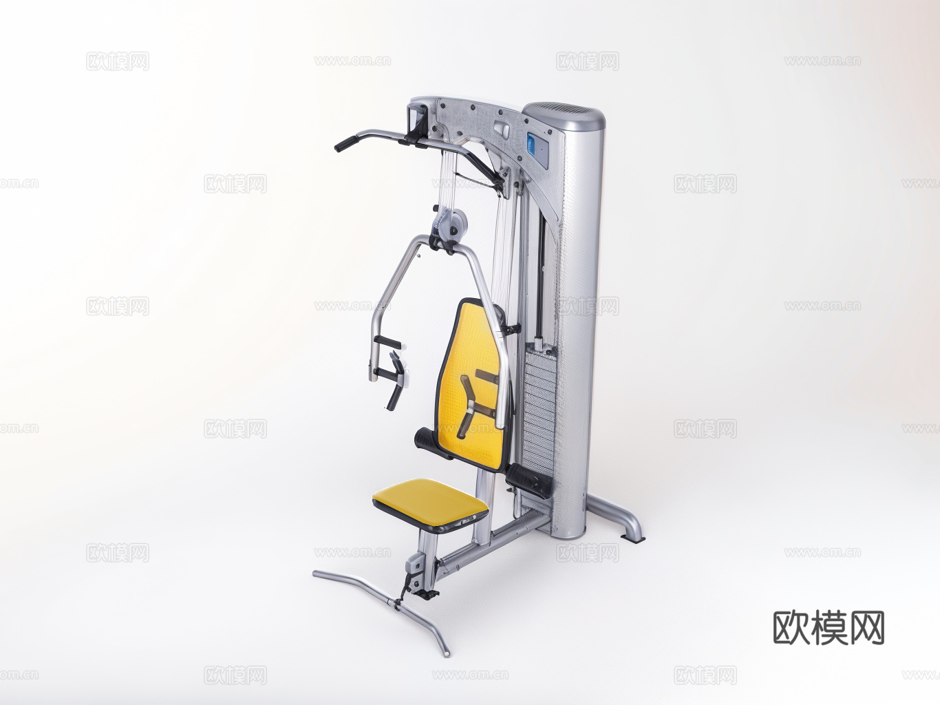健身器材su模型