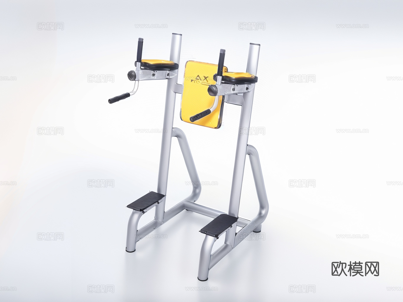 健身器材su模型