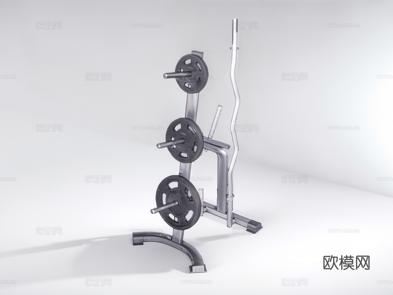 健身器材su模型
