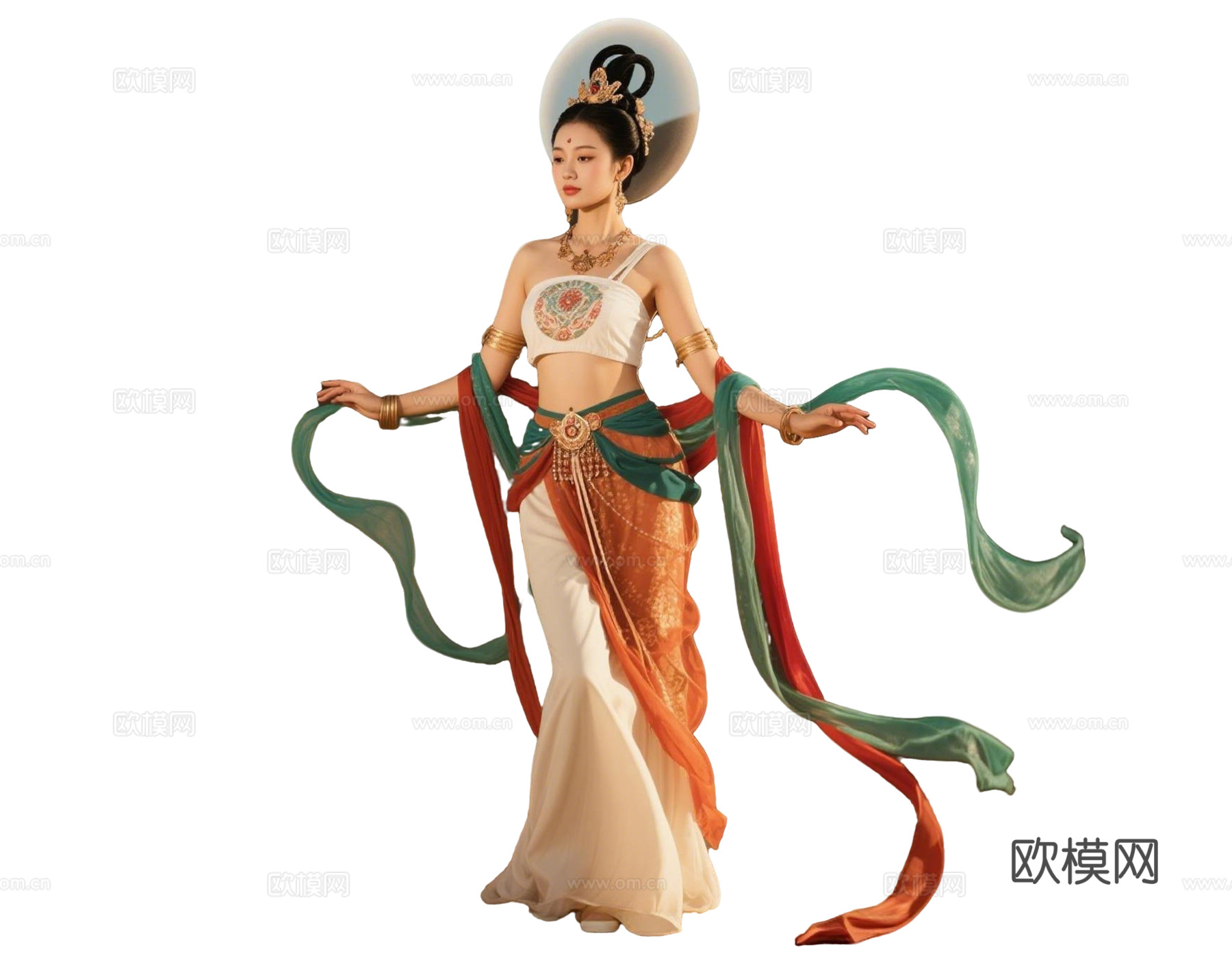 PS免抠敦煌舞蹈 敦煌美女 古典美人 古风美女 跳舞