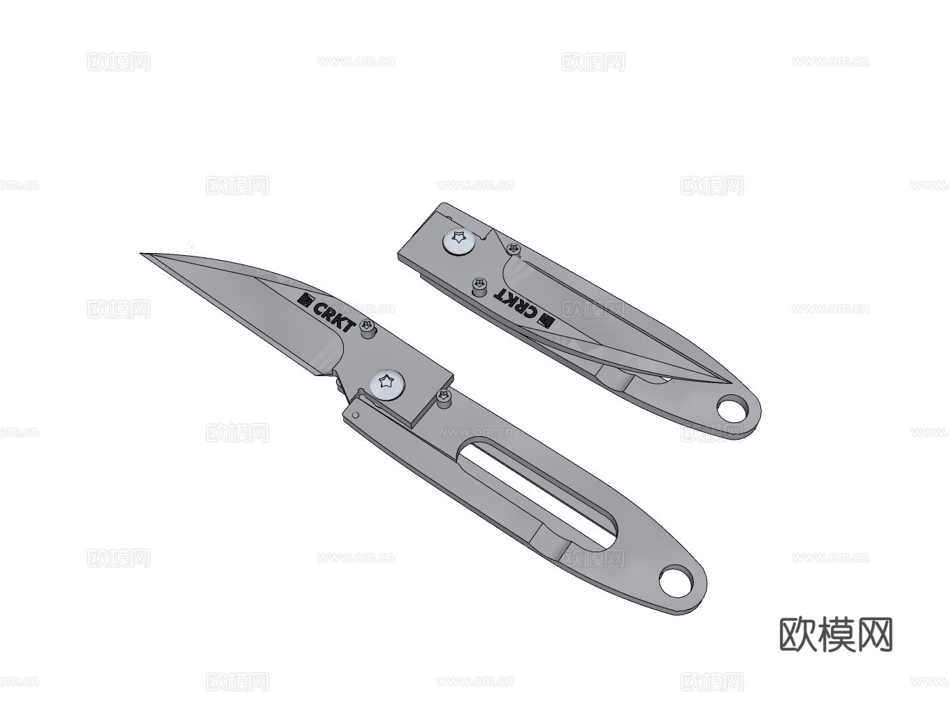 折叠刀su模型