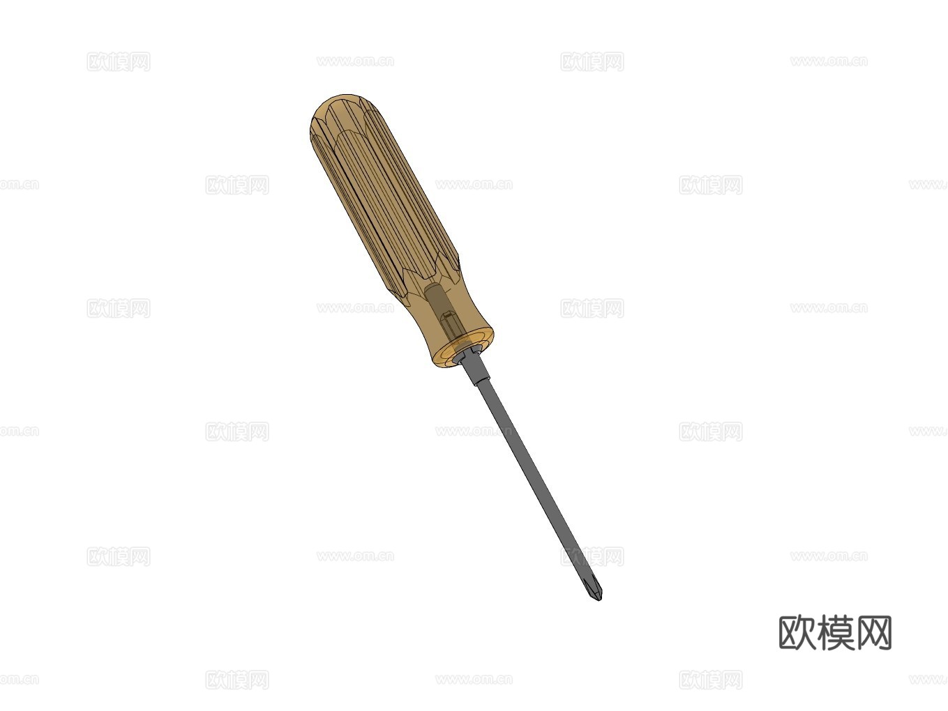 螺丝刀su模型