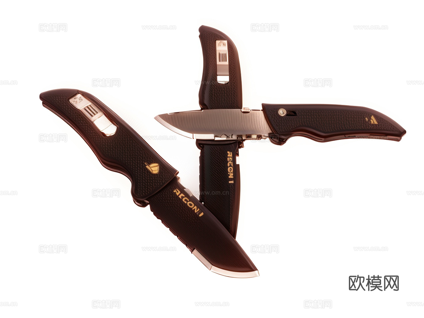 折叠刀su模型