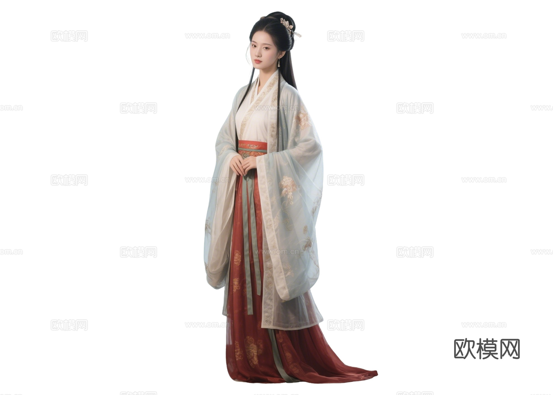 PS免抠古装人物 古装美女 古代优伶 古装戏子 古典美人