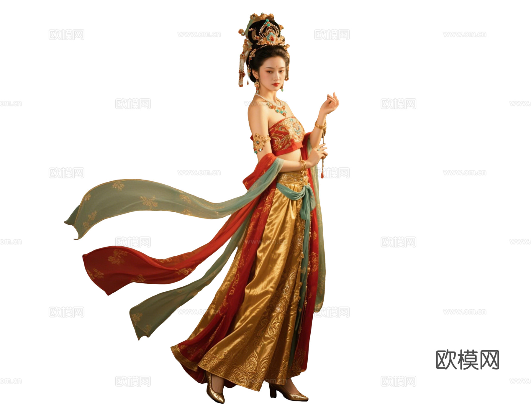 PS免抠敦煌舞蹈 敦煌美女 古典美人 古风美女 跳舞