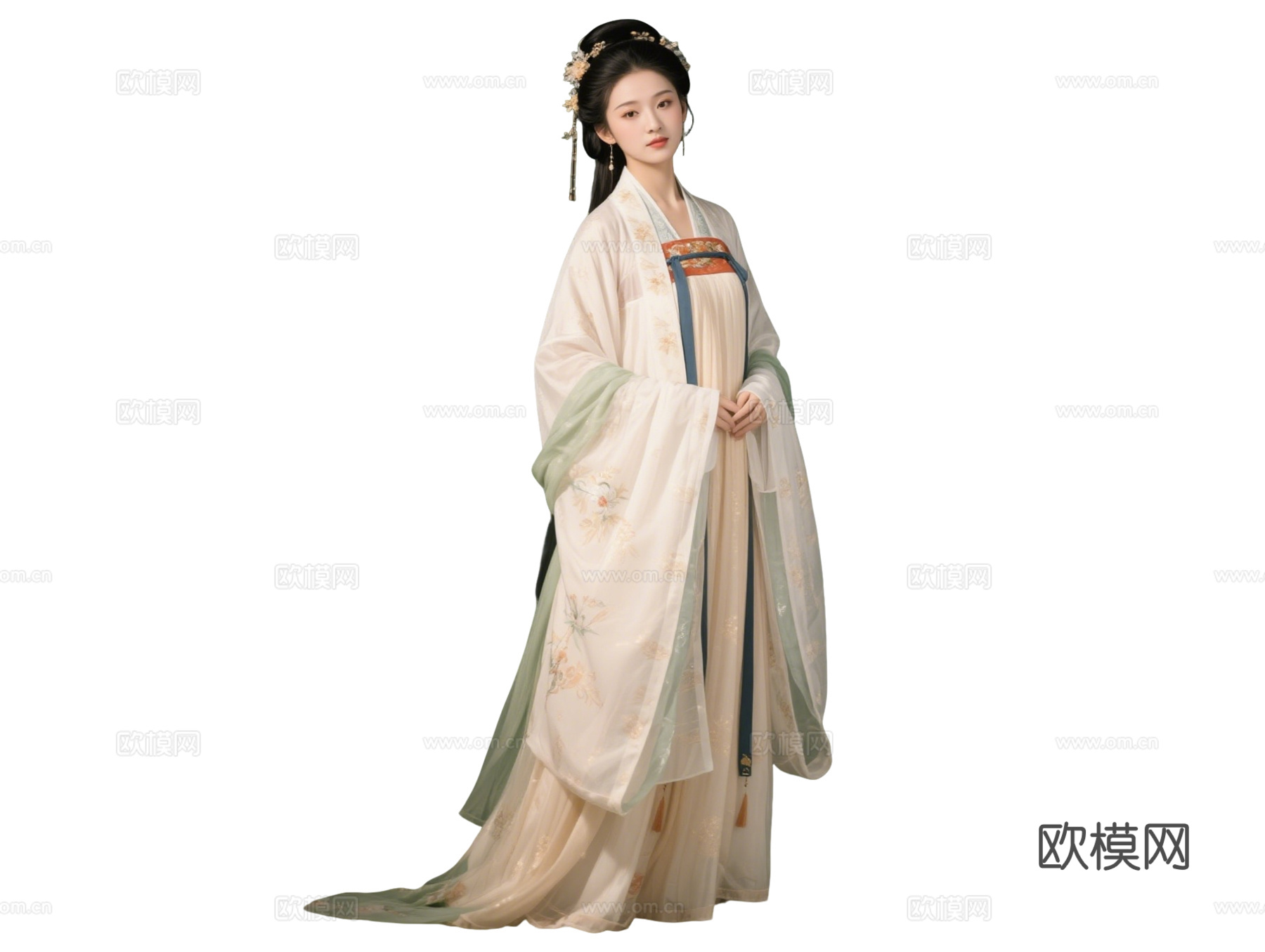 PS免抠古装人物 古装美女 古代优伶 古装戏子 古典美人