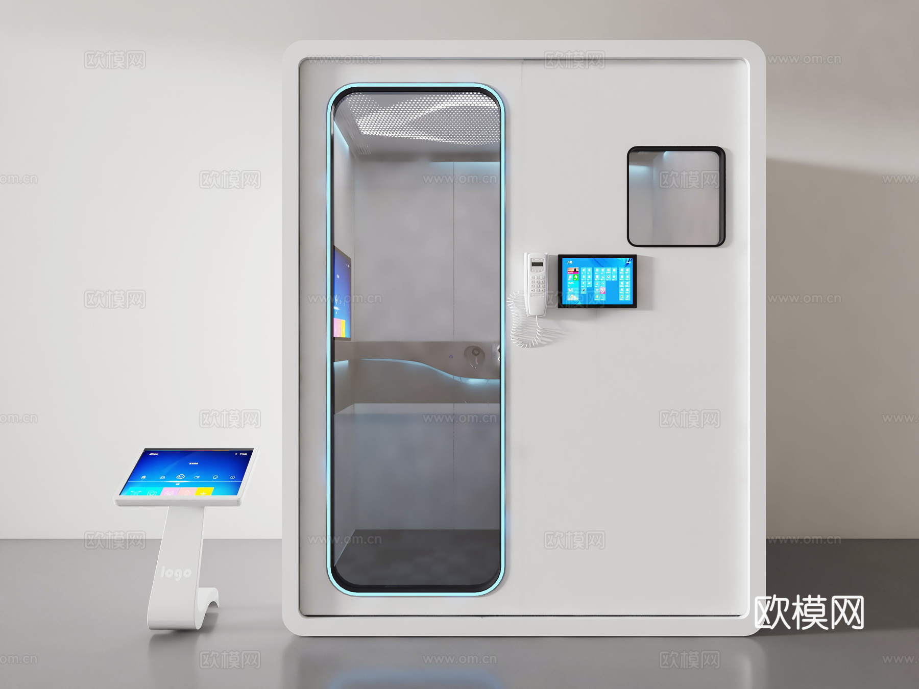 医疗器材 私人高端氧舱 氧舱 吸氧仓 太空仓 仓 舱 医疗3d模型