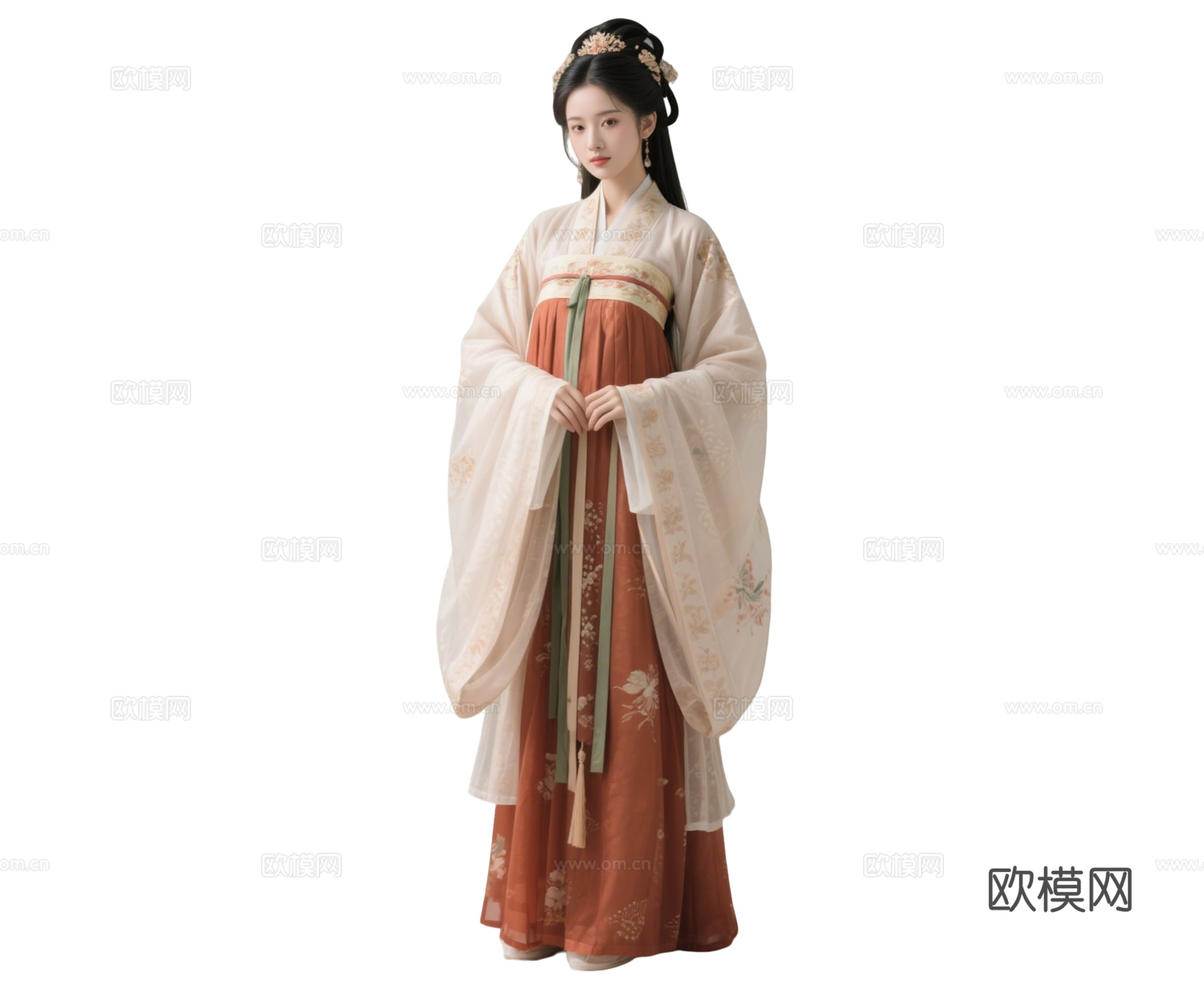 PS免抠古装人物 古装美女 古代优伶 古装戏子 古典美人