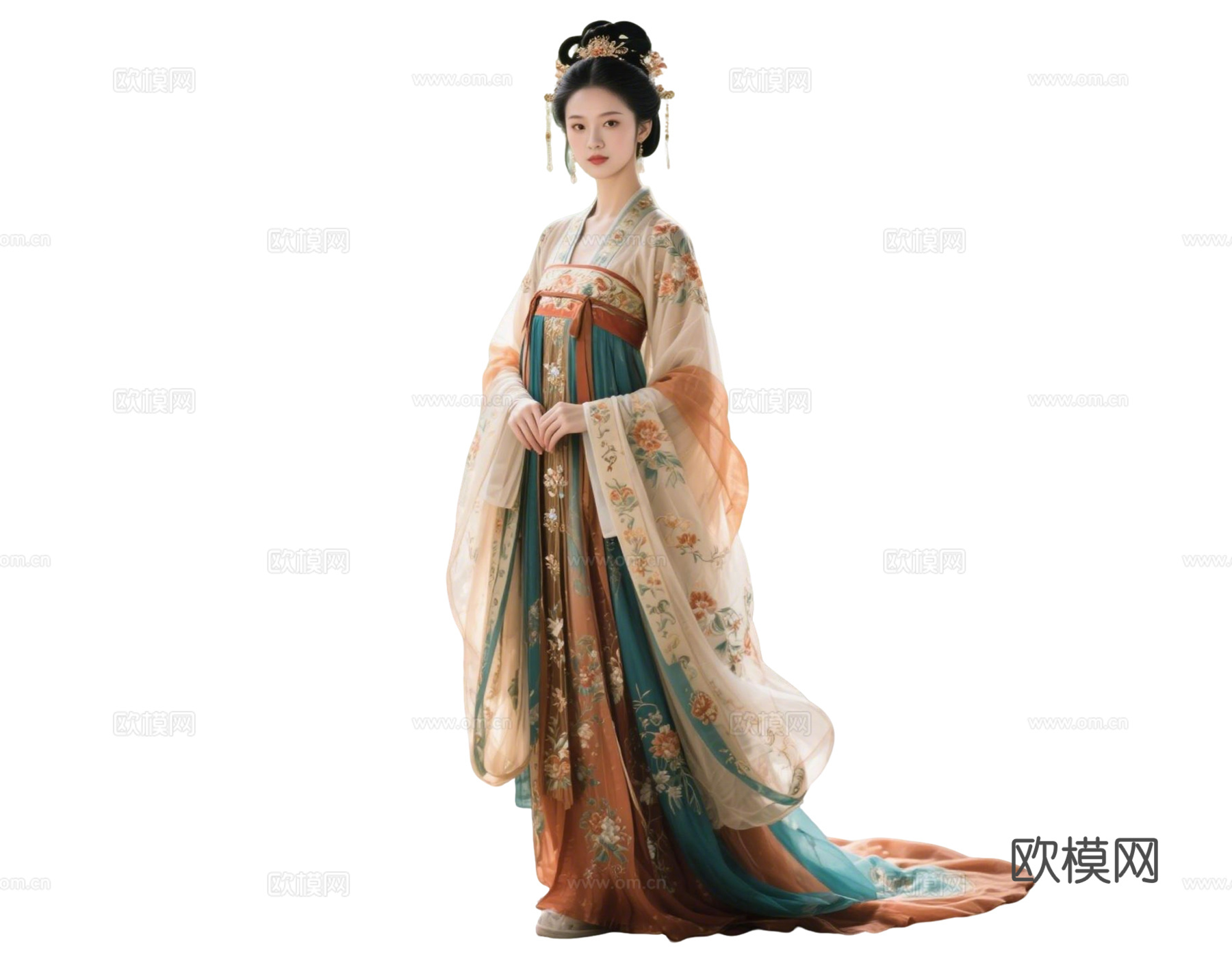 PS免抠古装人物 古装美女 古代优伶 古装戏子 古典美人