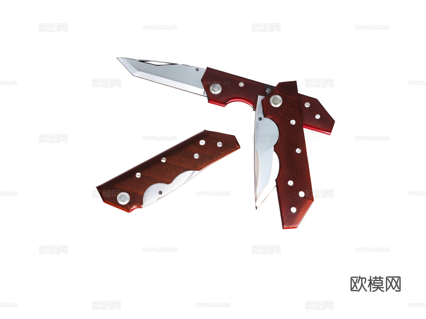 折叠刀su模型
