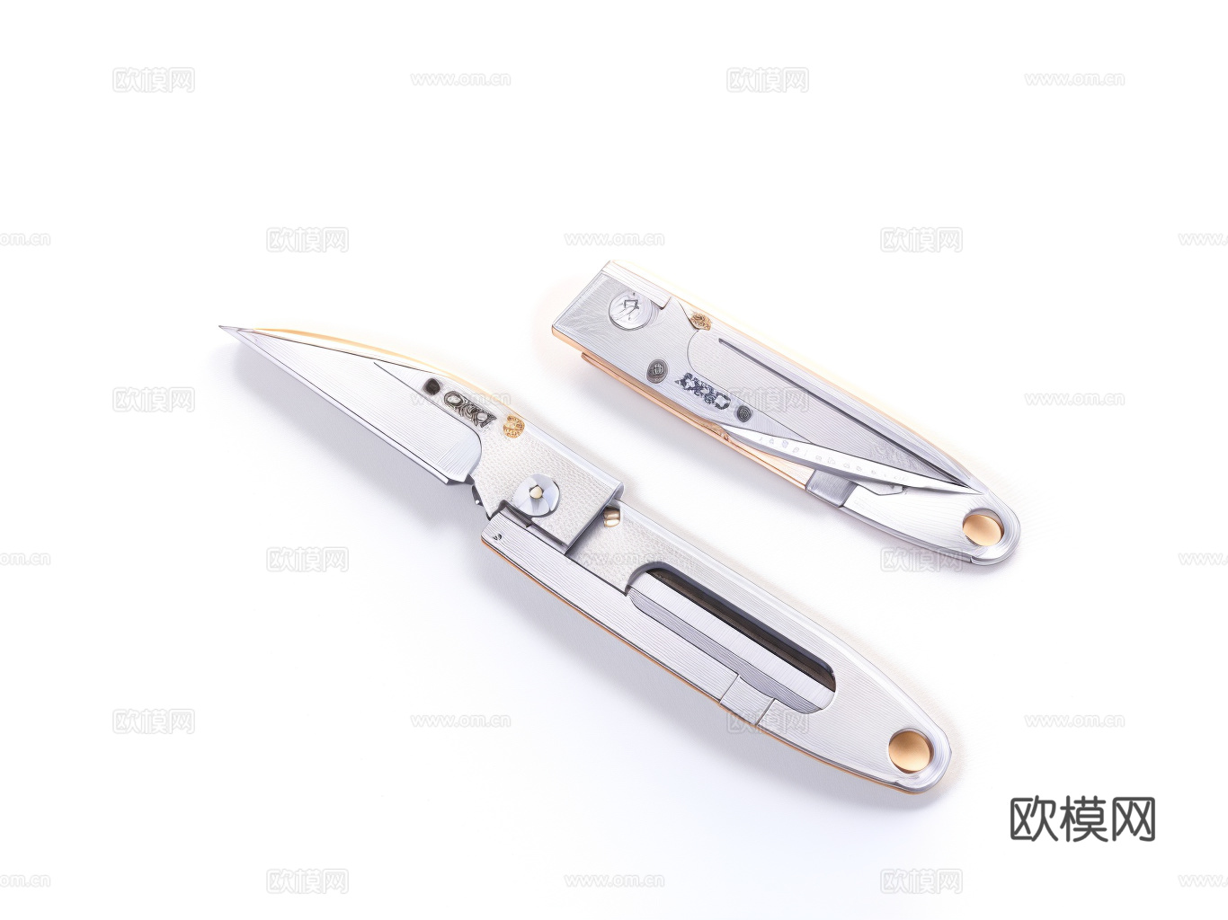 折叠刀su模型