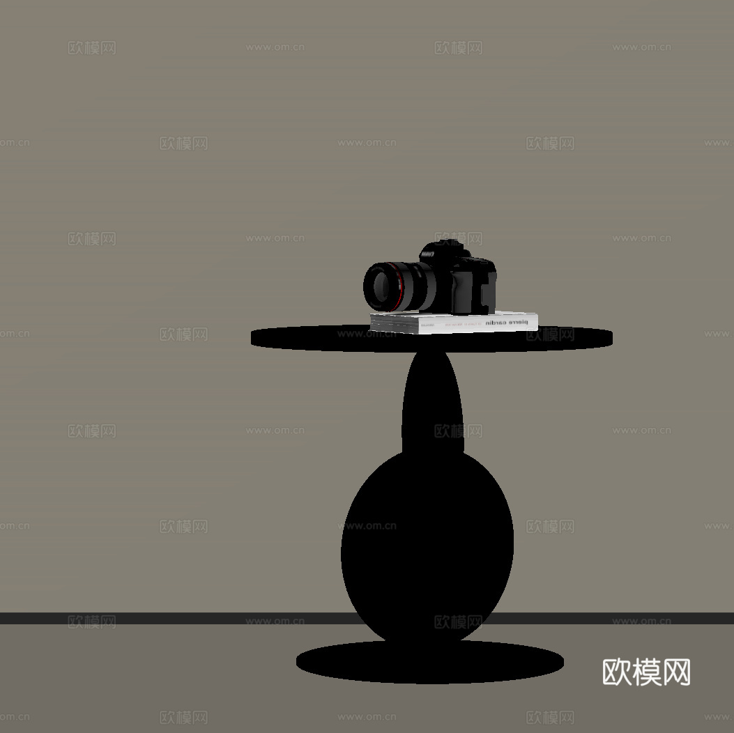 现代意式边几 圆几角几su模型