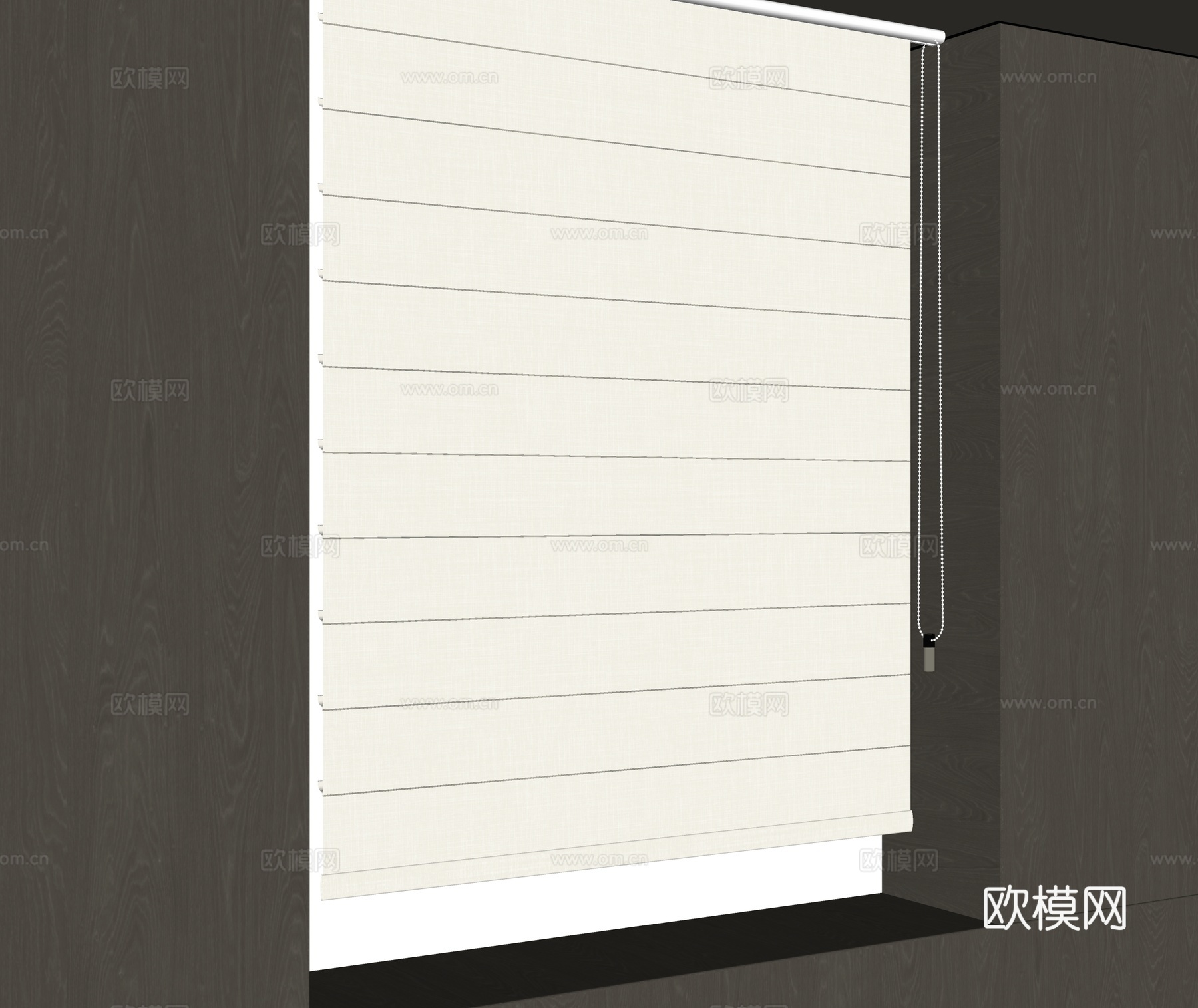 现代卷帘su模型