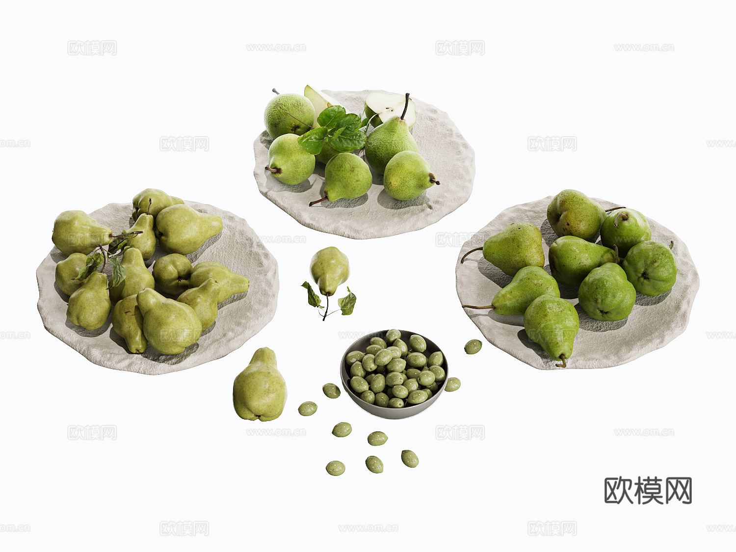 现代水果su模型