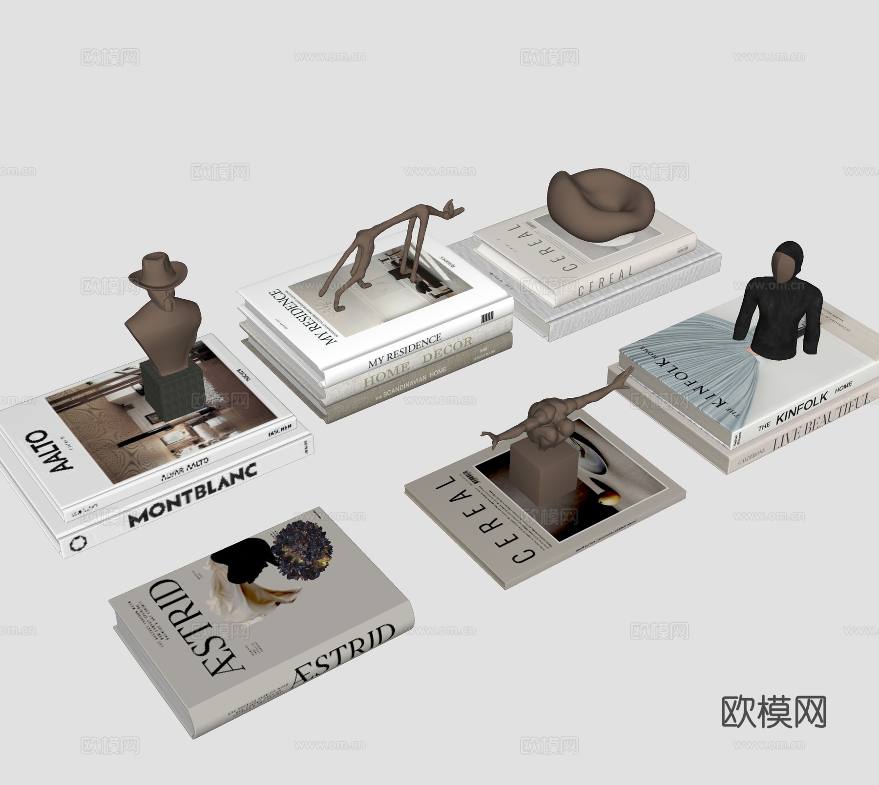 现代书籍su模型