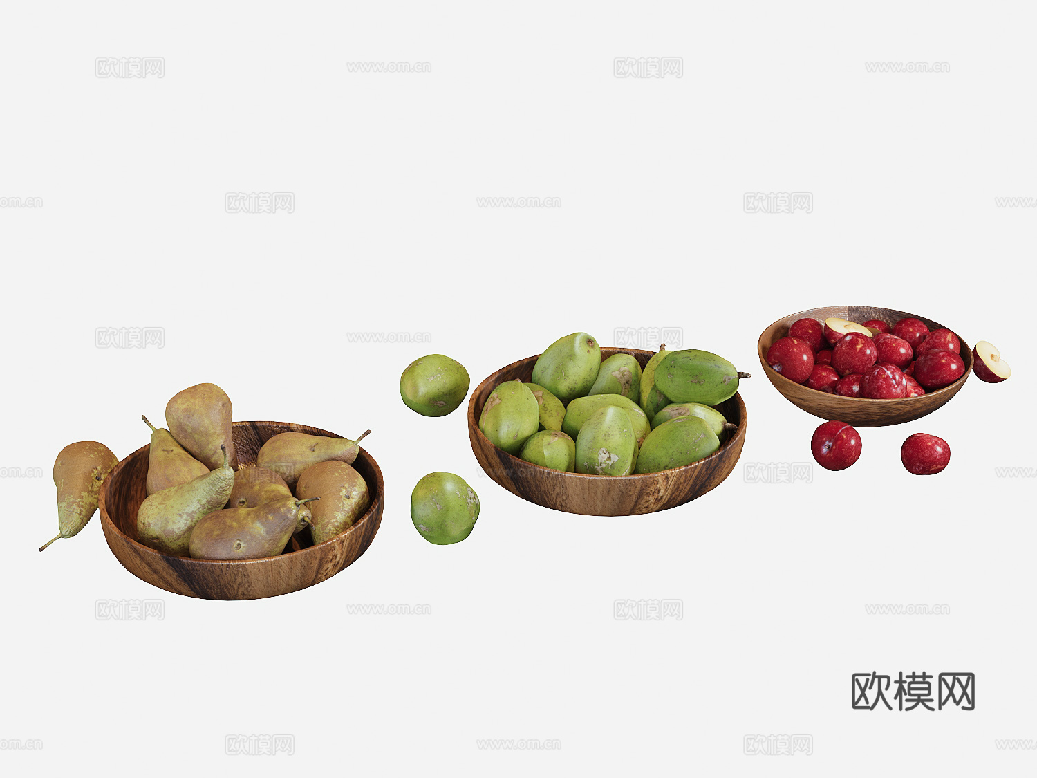 现代水果su模型