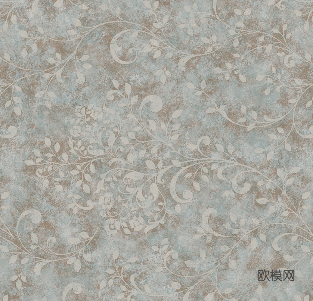 欧式花纹壁纸
