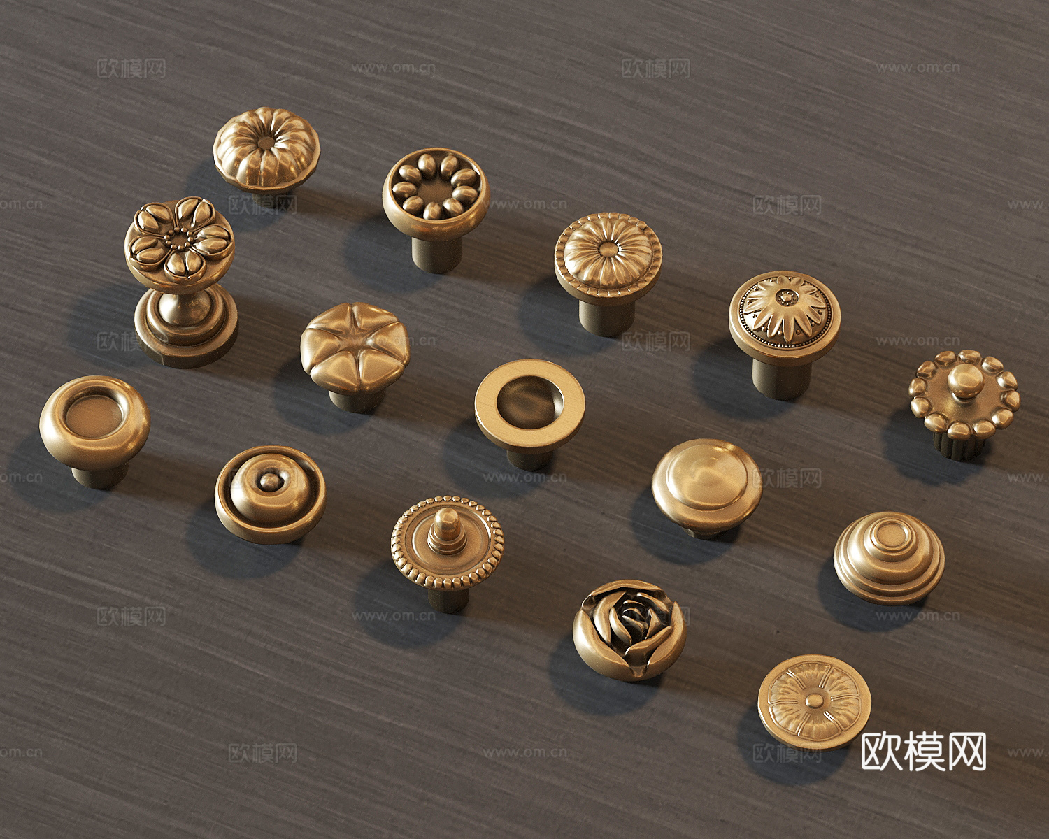 现代拉手门把手su模型