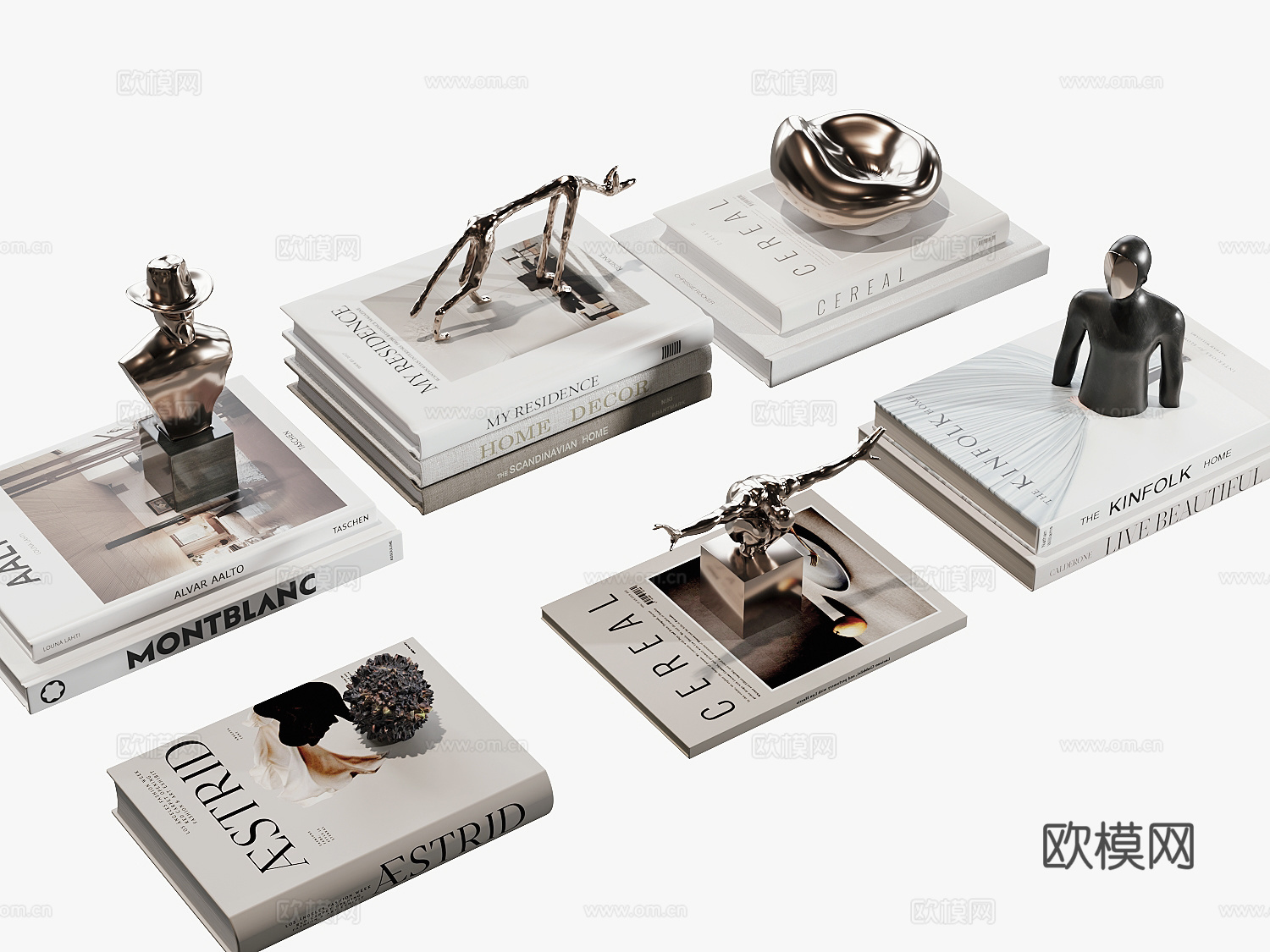 现代书籍su模型