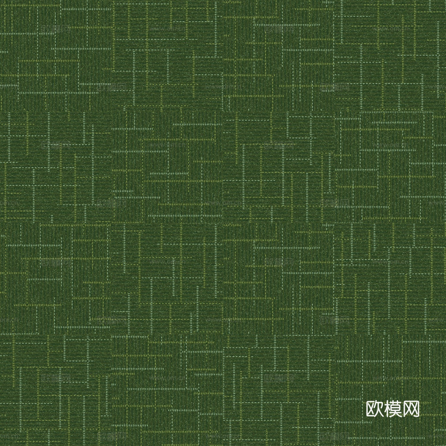 绿色办公方块地毯