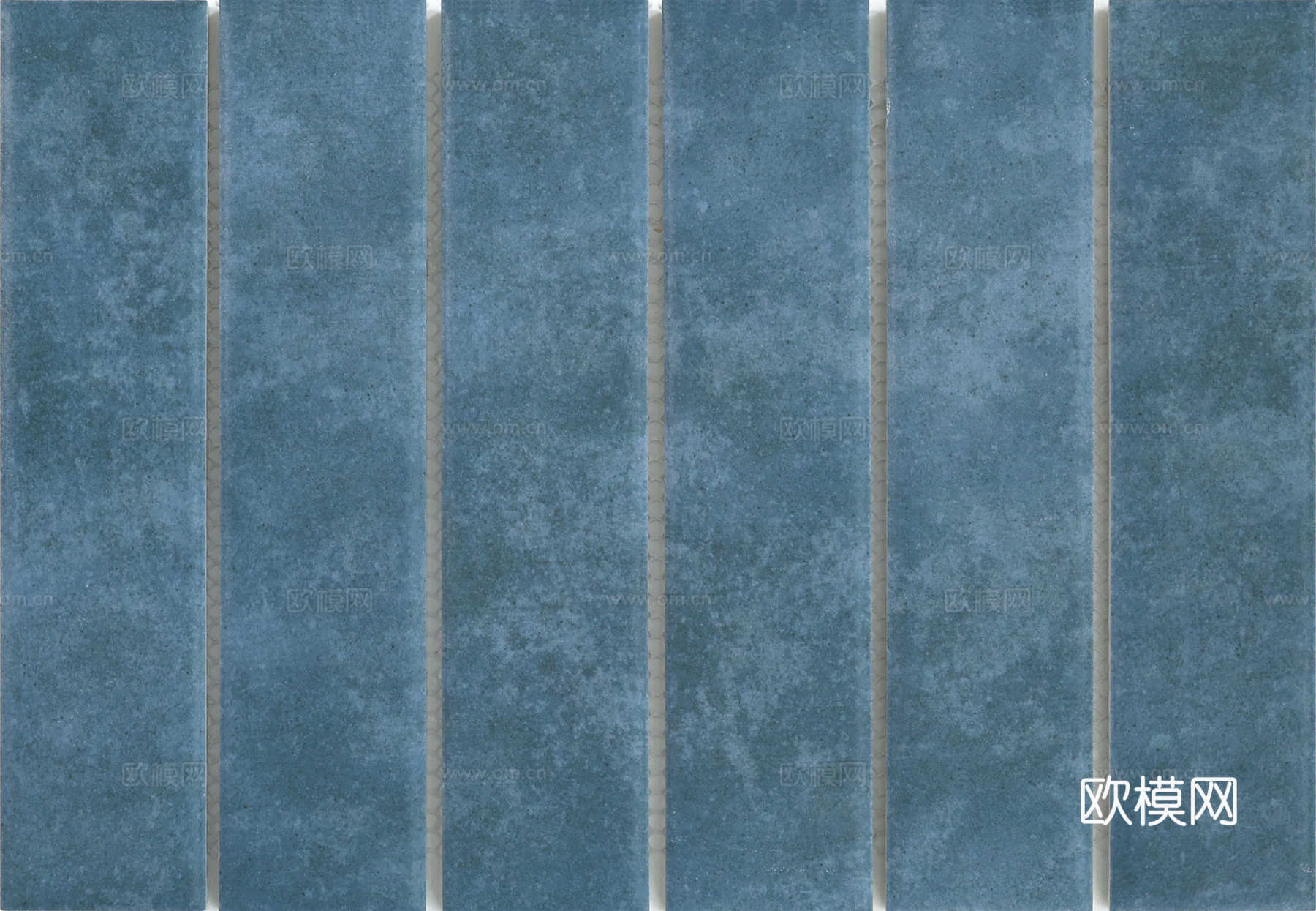 雾霾蓝长条手工砖 复古哑光水泥砖 卫生间背景墙瓷砖 高清无缝