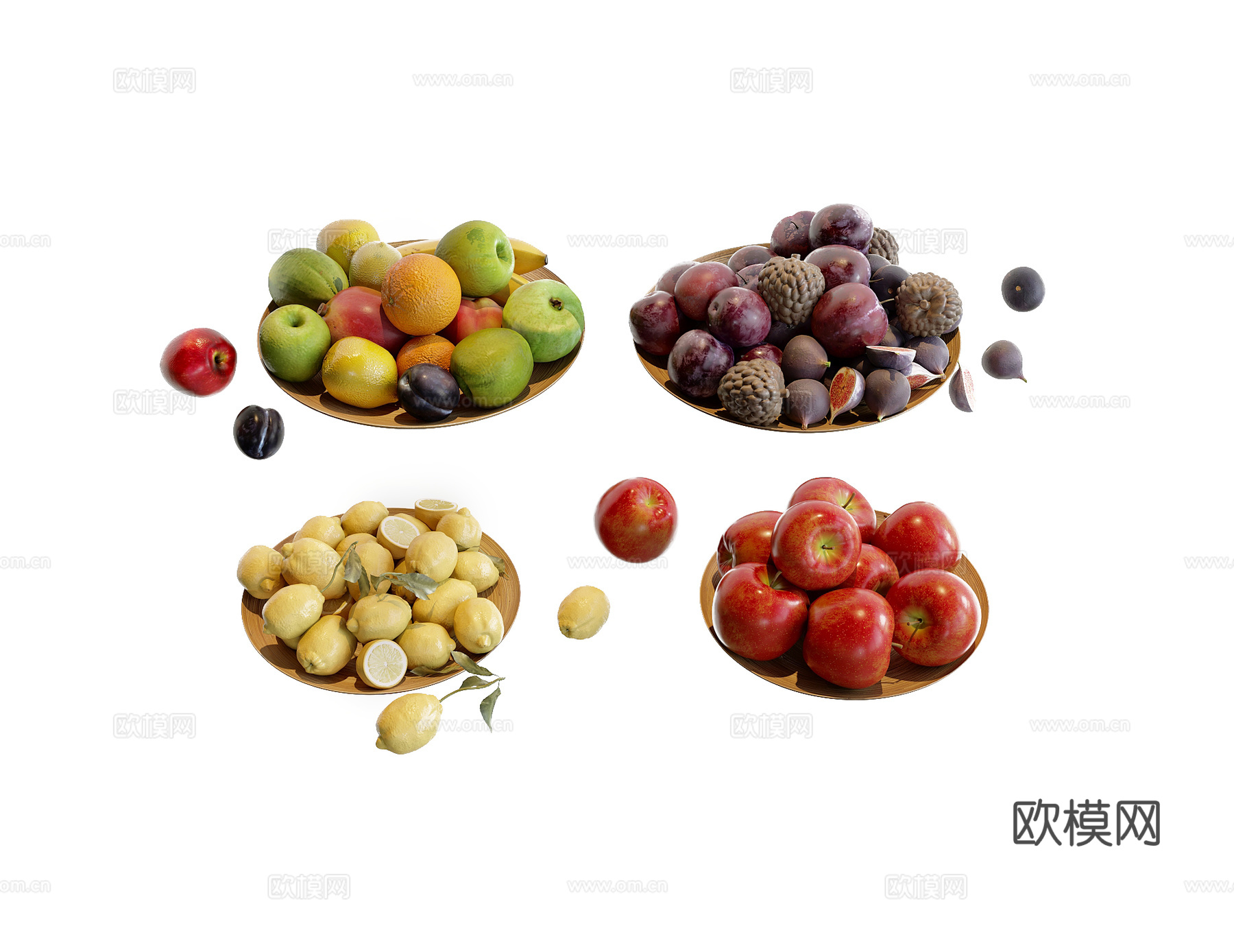 现代水果su模型