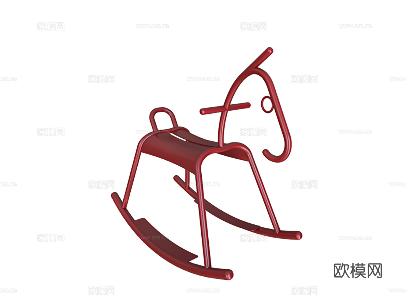玩具木马su模型