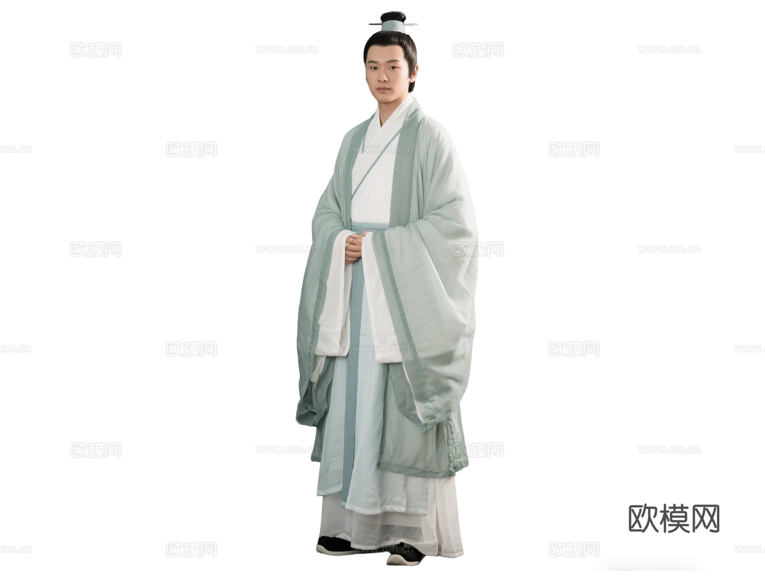 PS免抠古装人物 古代读书人 古装男子 书生 文人骚客 诗人