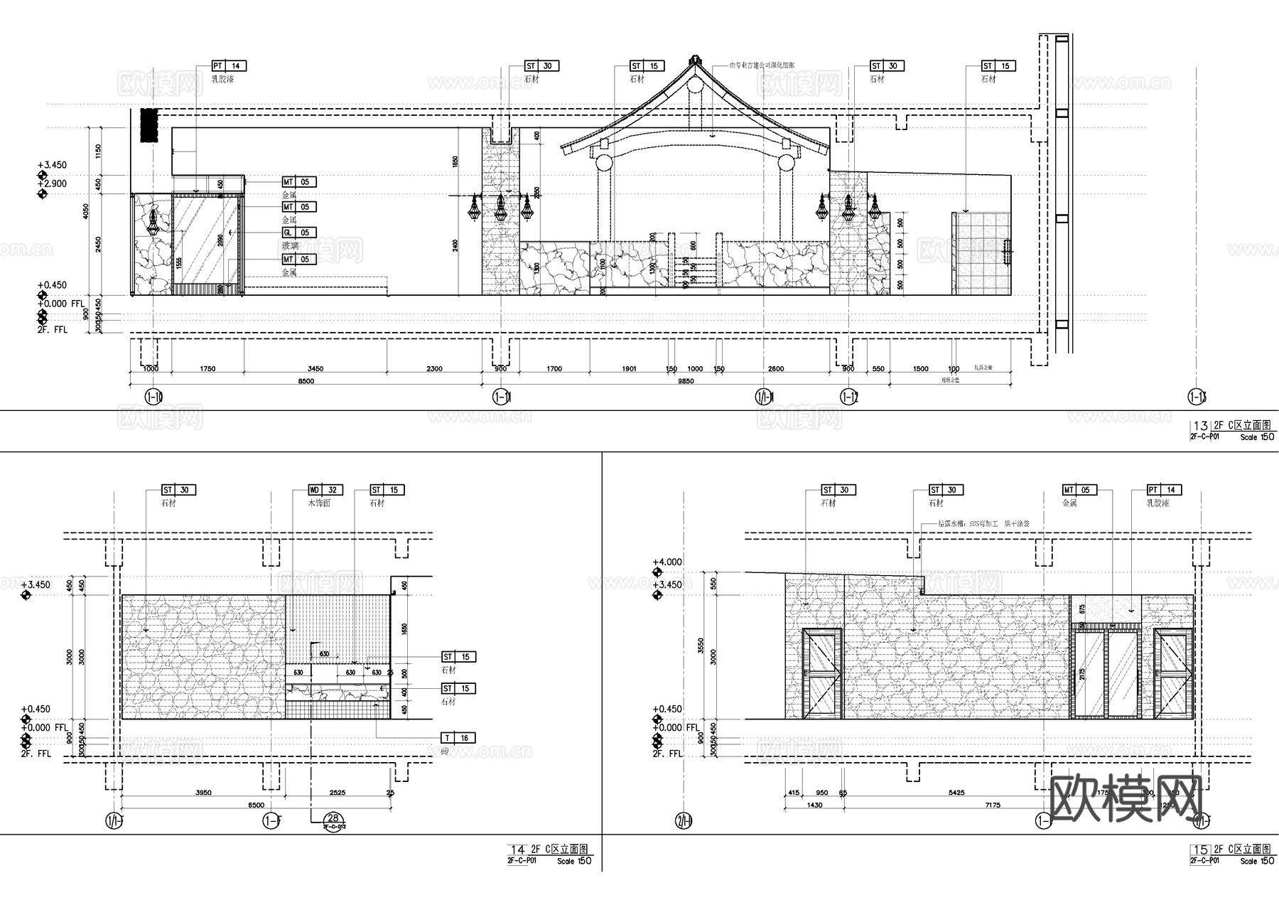 男子温泉洗浴中心施工详图 男子温泉大浴场 休闲娱乐会所 SPcad施工图cad施工图