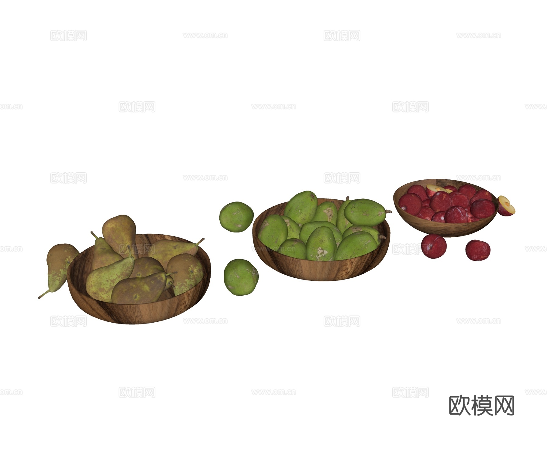 现代水果su模型